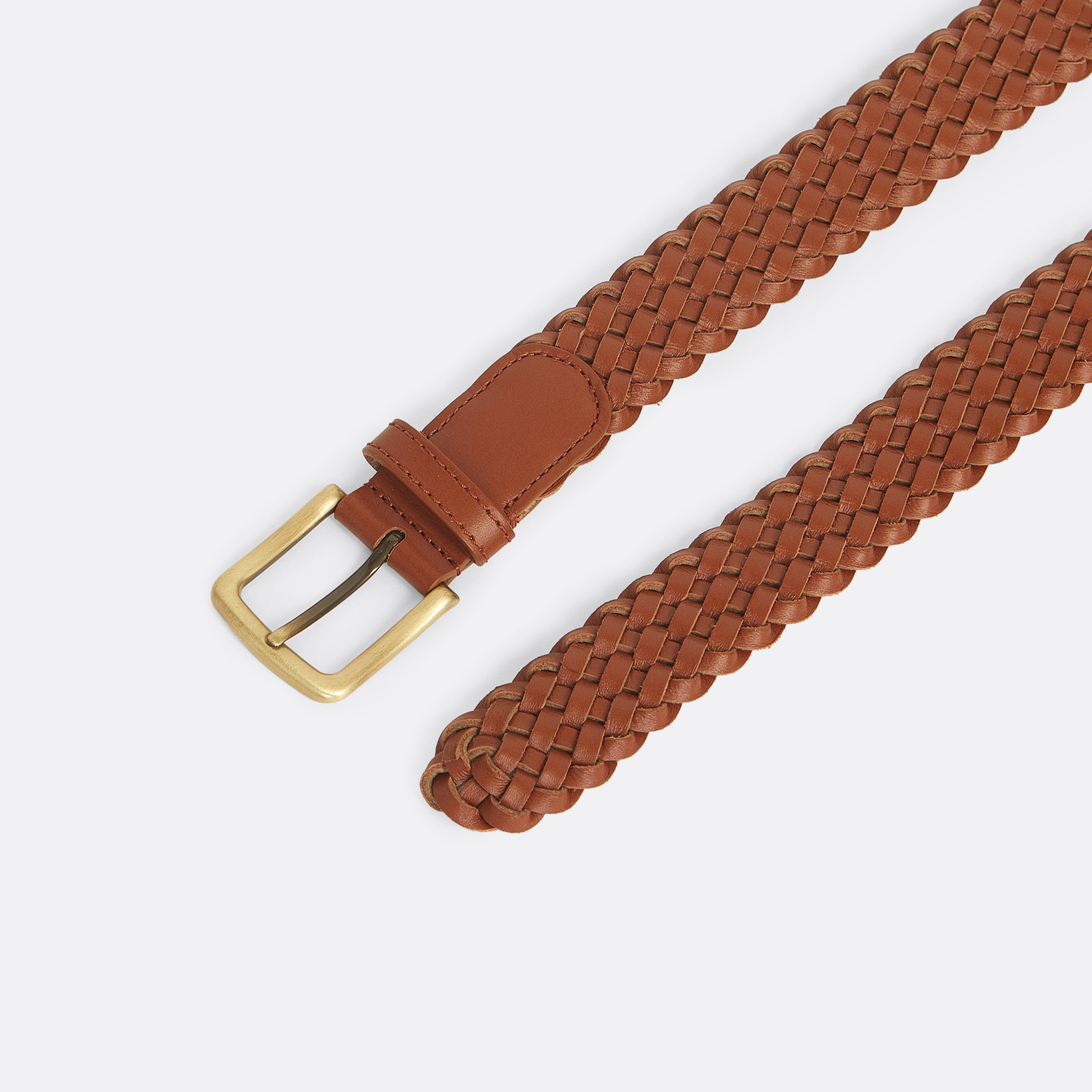 Braided Leather Belt