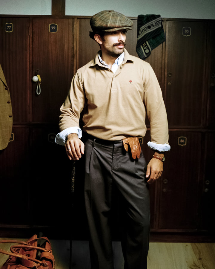 Smooth Sand longsleeve polo - Coup D'État and Matize Golf collaboration - Portugal