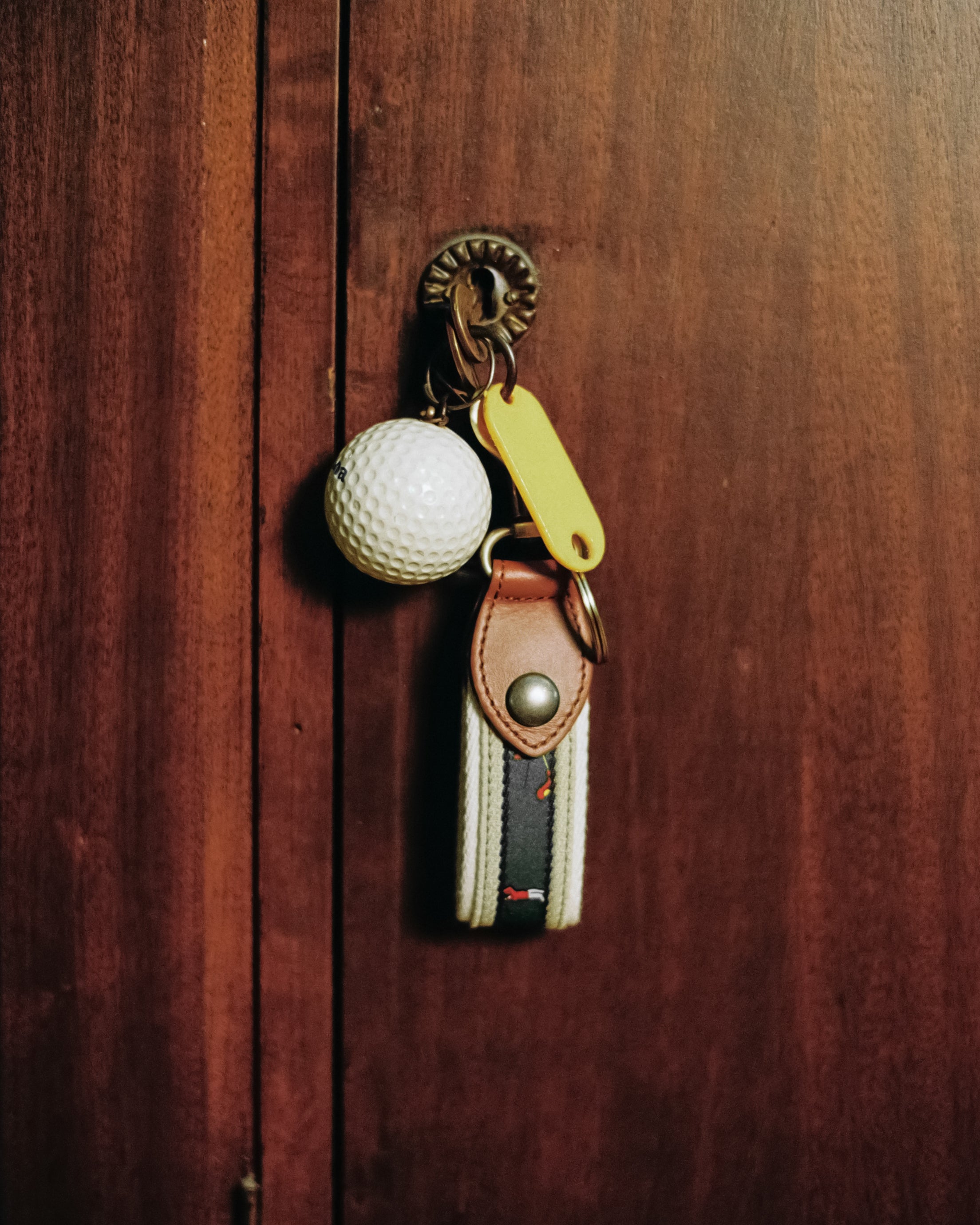 Keychain in Canvas and Leather - Coup D'État and Matize Golf collaboration - Portugal