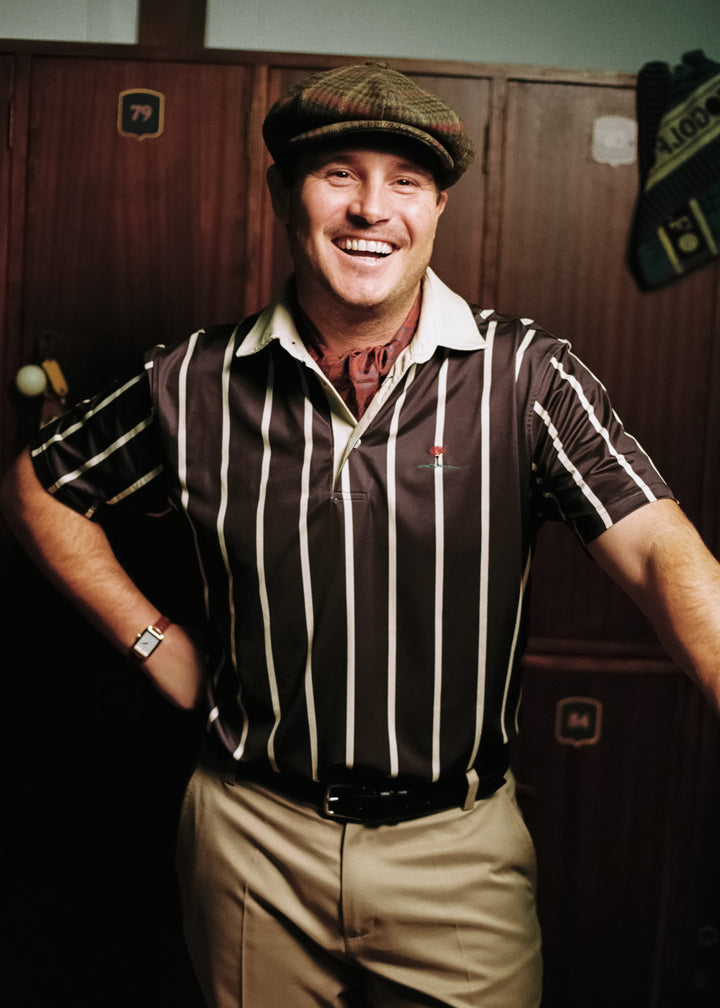 Coastal Polo in Navy Blue - Stripes - Coup D'État and Matize Golf collaboration - Portugal