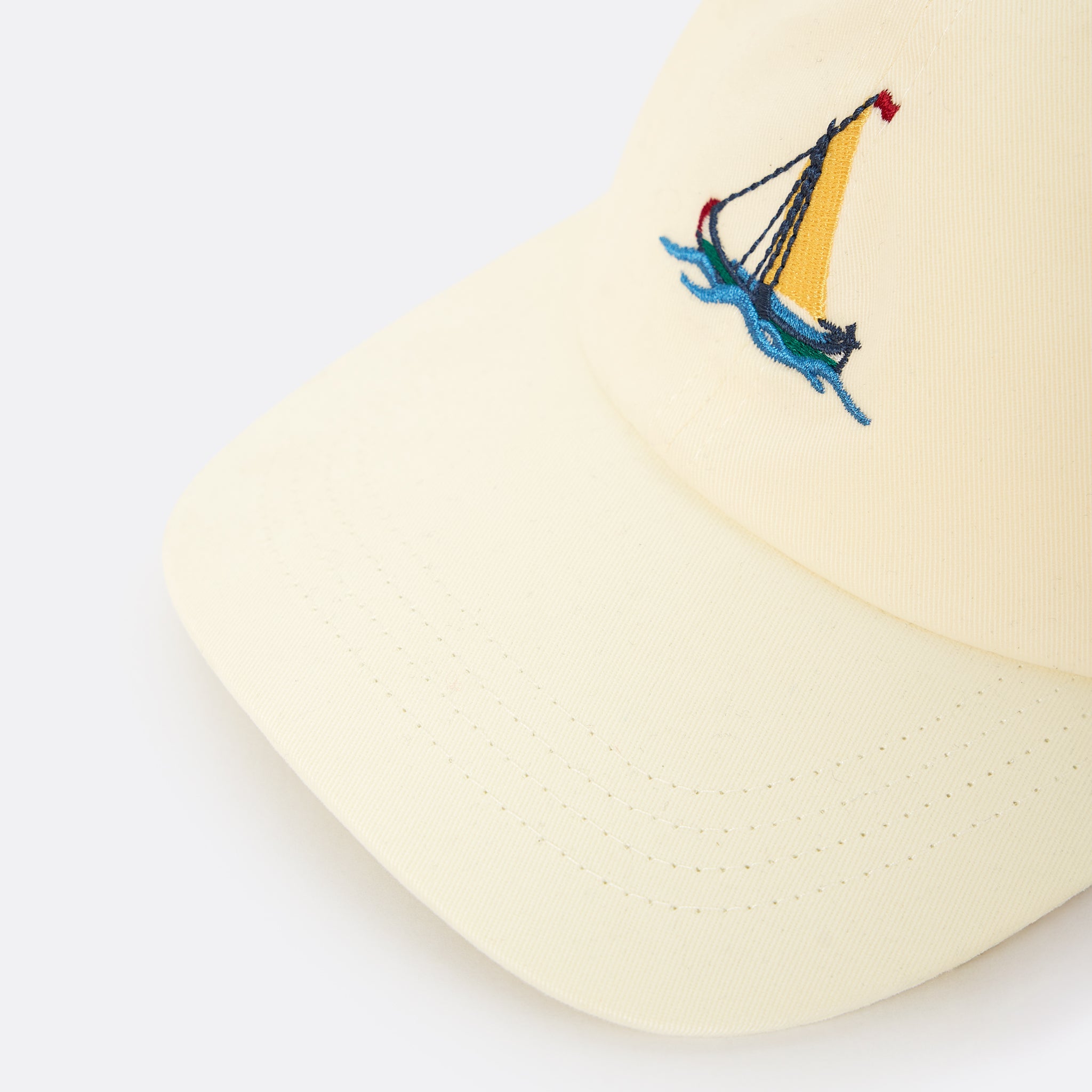 Sailor Cap in Off-White - Embroidered - Coup D'État Portugal