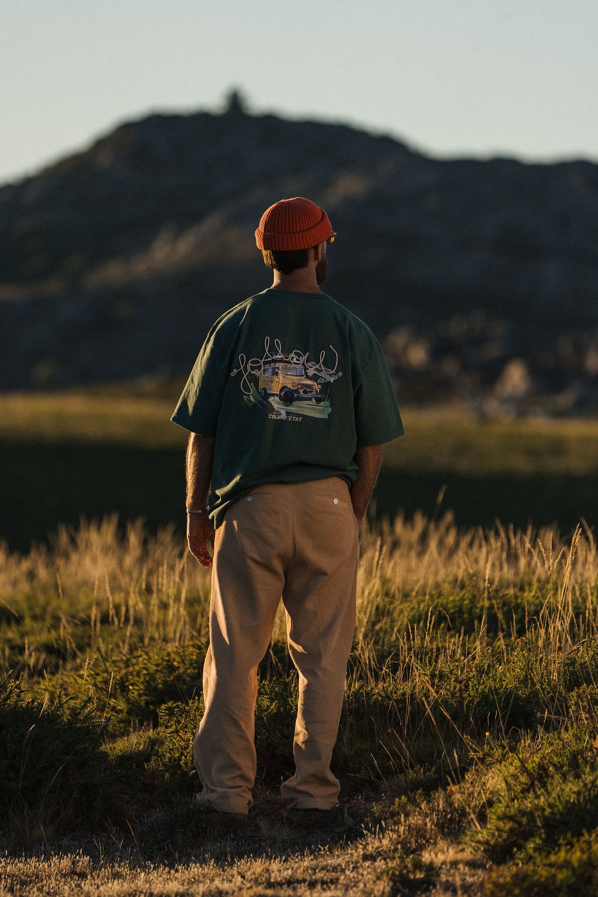 Follow The Sun Rope Tee Green