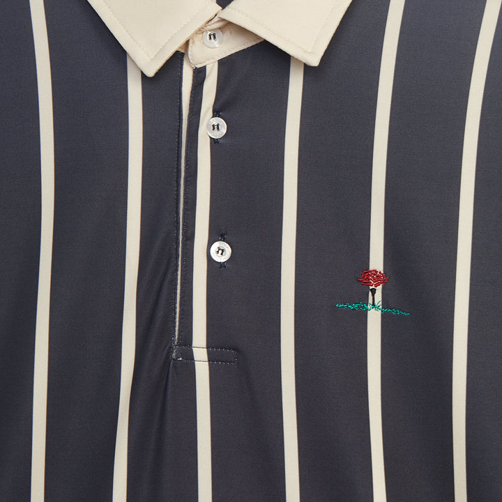 Coastal Polo in Navy Blue - Stripes - Coup D'État and Matize Golf collaboration - Portugal