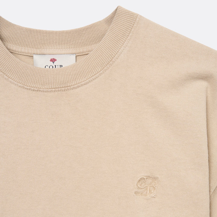 Rope Tee in Beige - Oversize Fit - Coup D'État Portugal