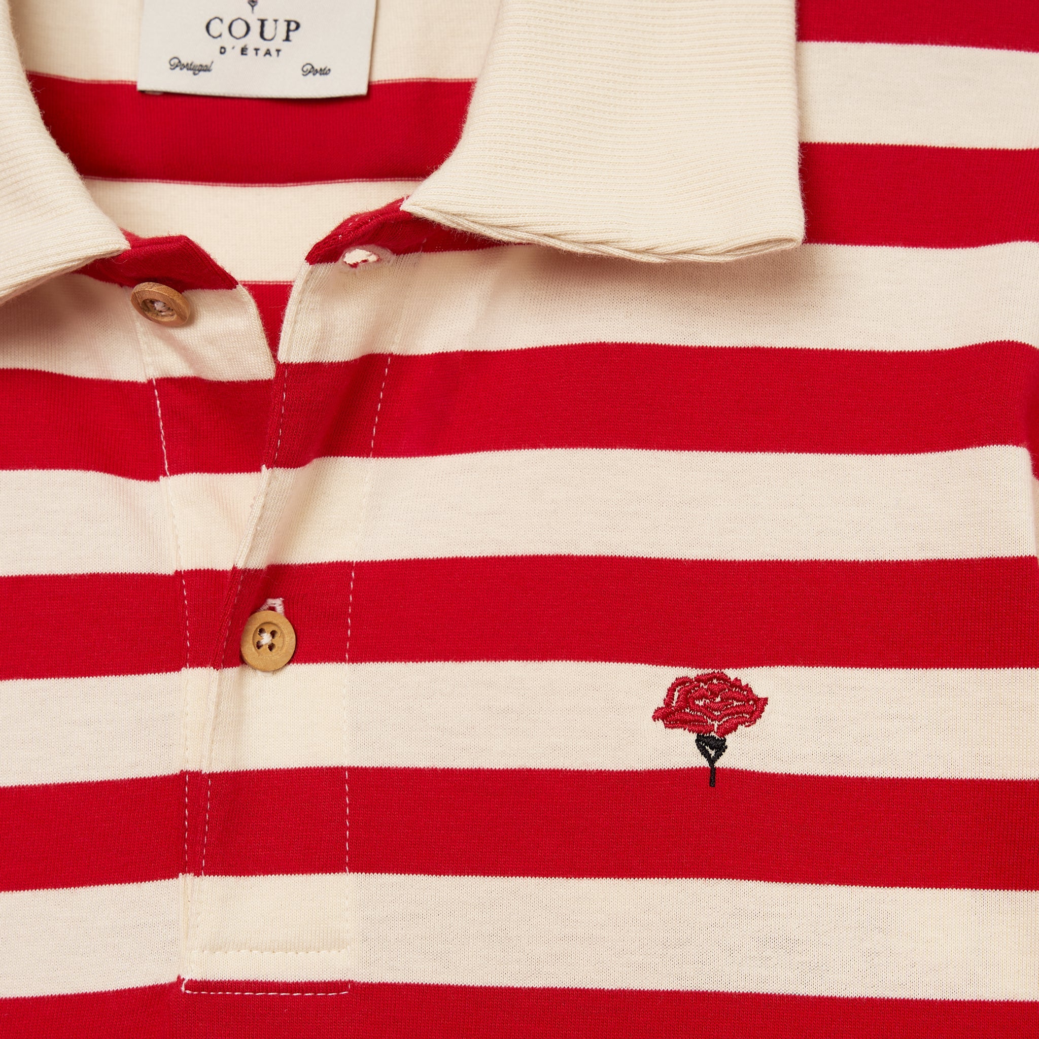 Sailor Polo with Red stripes - Coup D'État Portugal