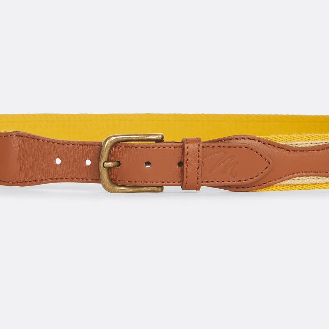 Multicolored Belt - Canva and Leather - Coup D'État and Matize Golf Portugal