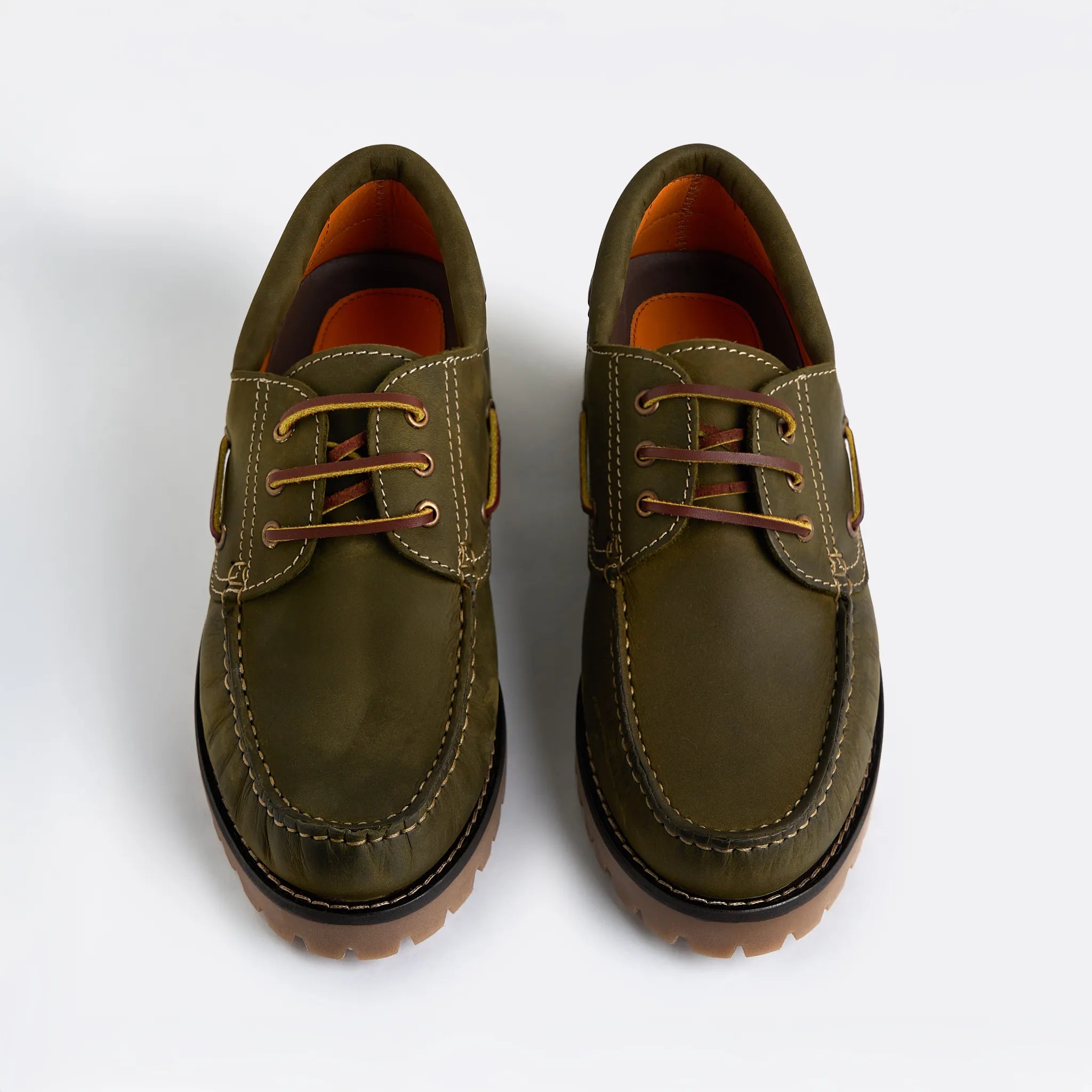1640 Shoes in Dark Green - Handcrafted Leather - Coup D'État Portugal