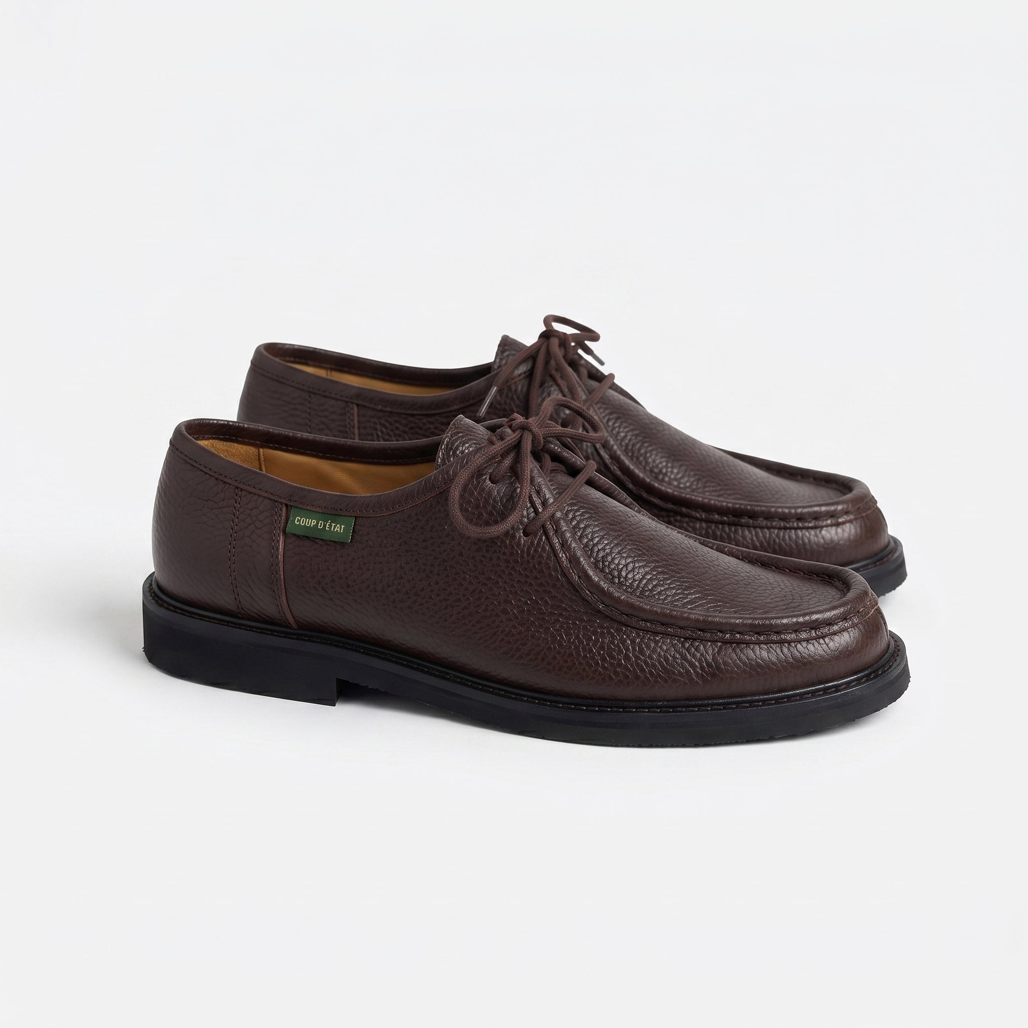 1974 Shoes in Brown Leather - Handcrafted - Coup D'État Portugal