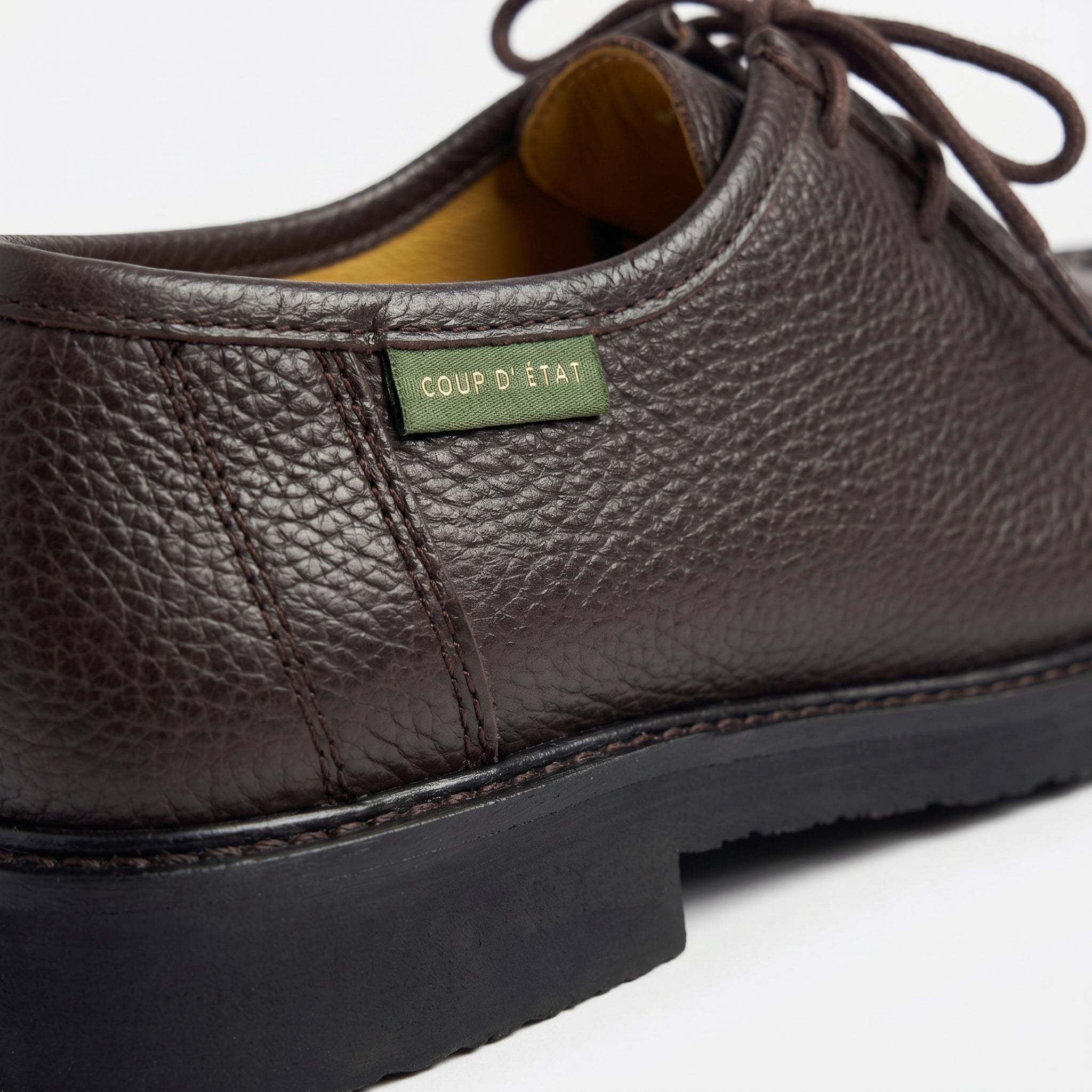 1974 Shoes in Brown Leather - Handcrafted - Coup D'État Portugal