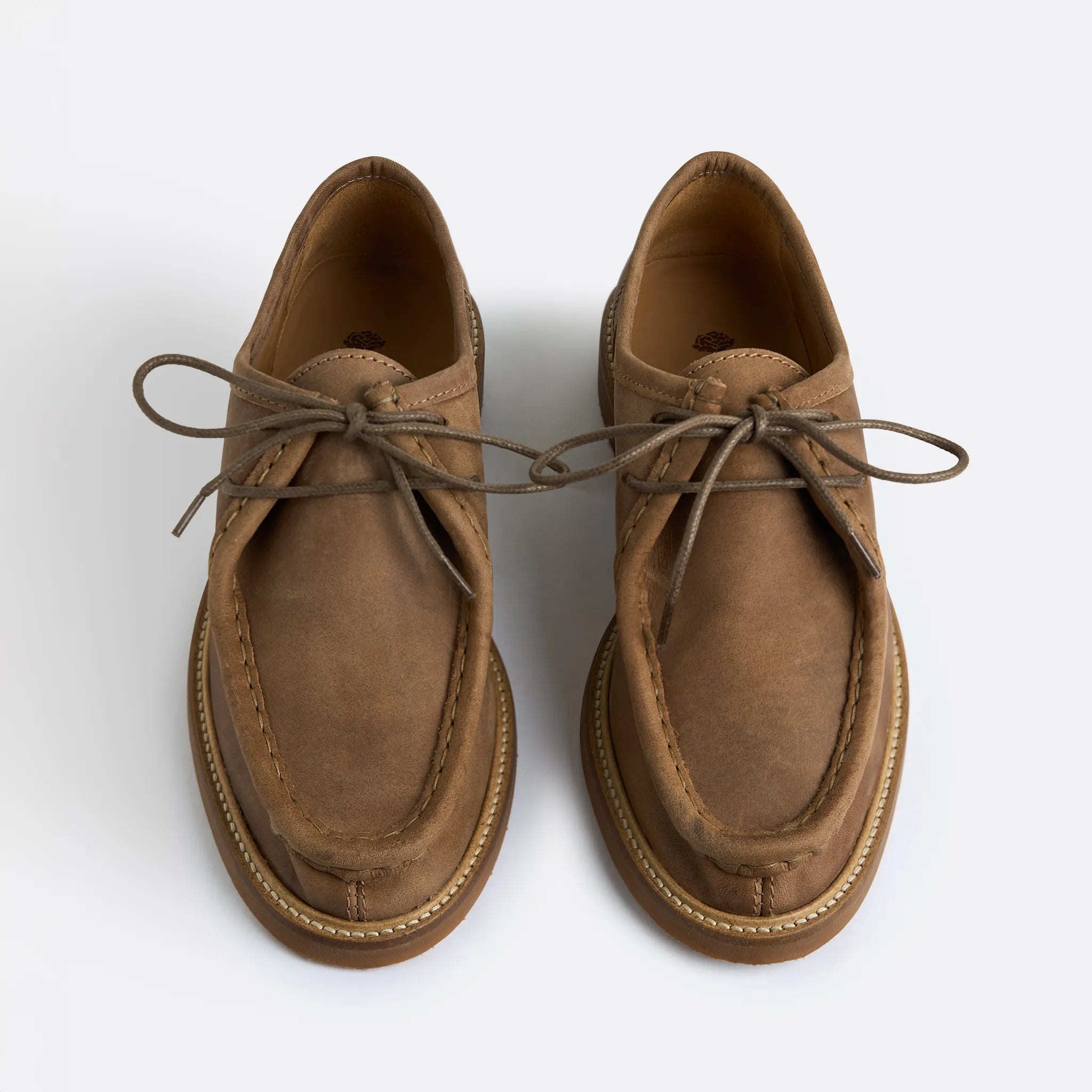 1974 shoes in Brown Suede - Handcrafted Leather - Coup D'État Portugal