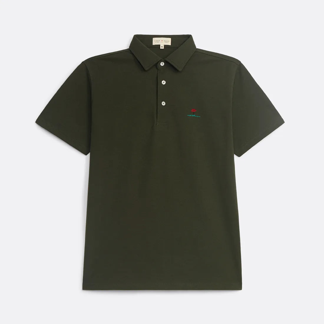 Green short sleeve polo - Coup D'État and Matize Golf Portugal