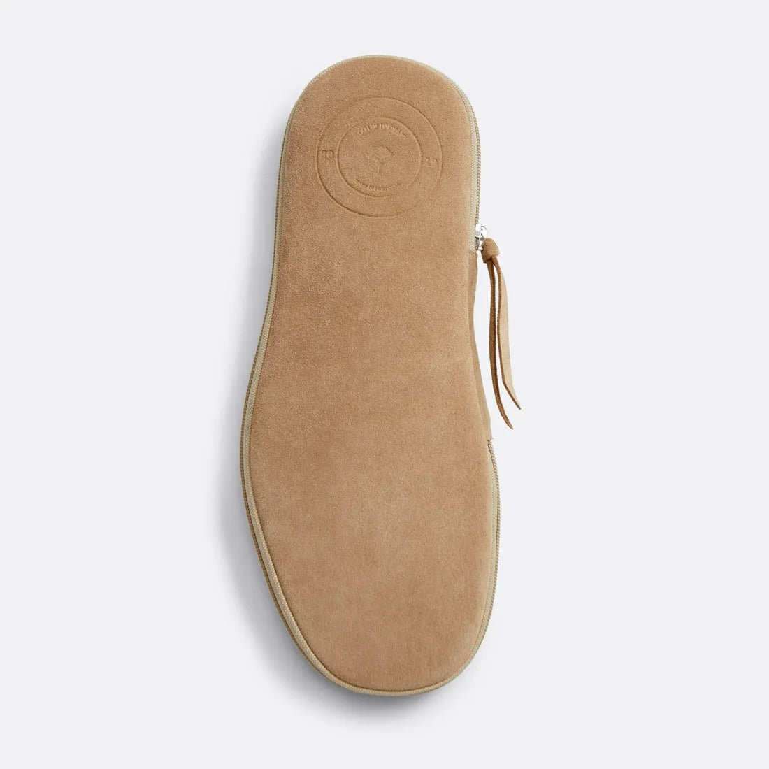 Bedroom slippers in Camel Brown - Handcrafted Suede - Coup D'État Portugal