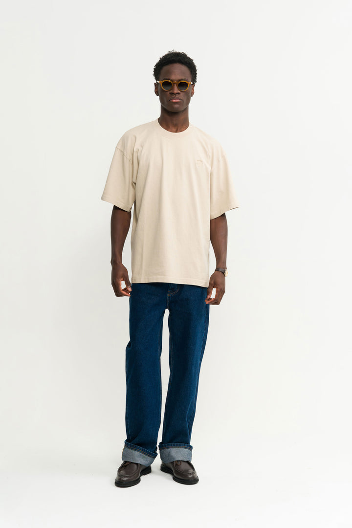 Rope Tee in Beige - Oversize Fit - Coup D'État Portugal