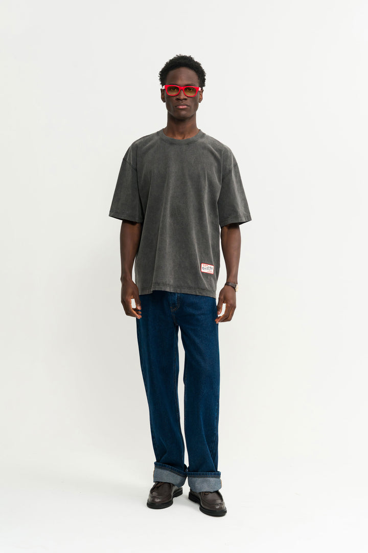 Safe Travels T-shirt in washed Black - Male model - Coup D'État Portugal