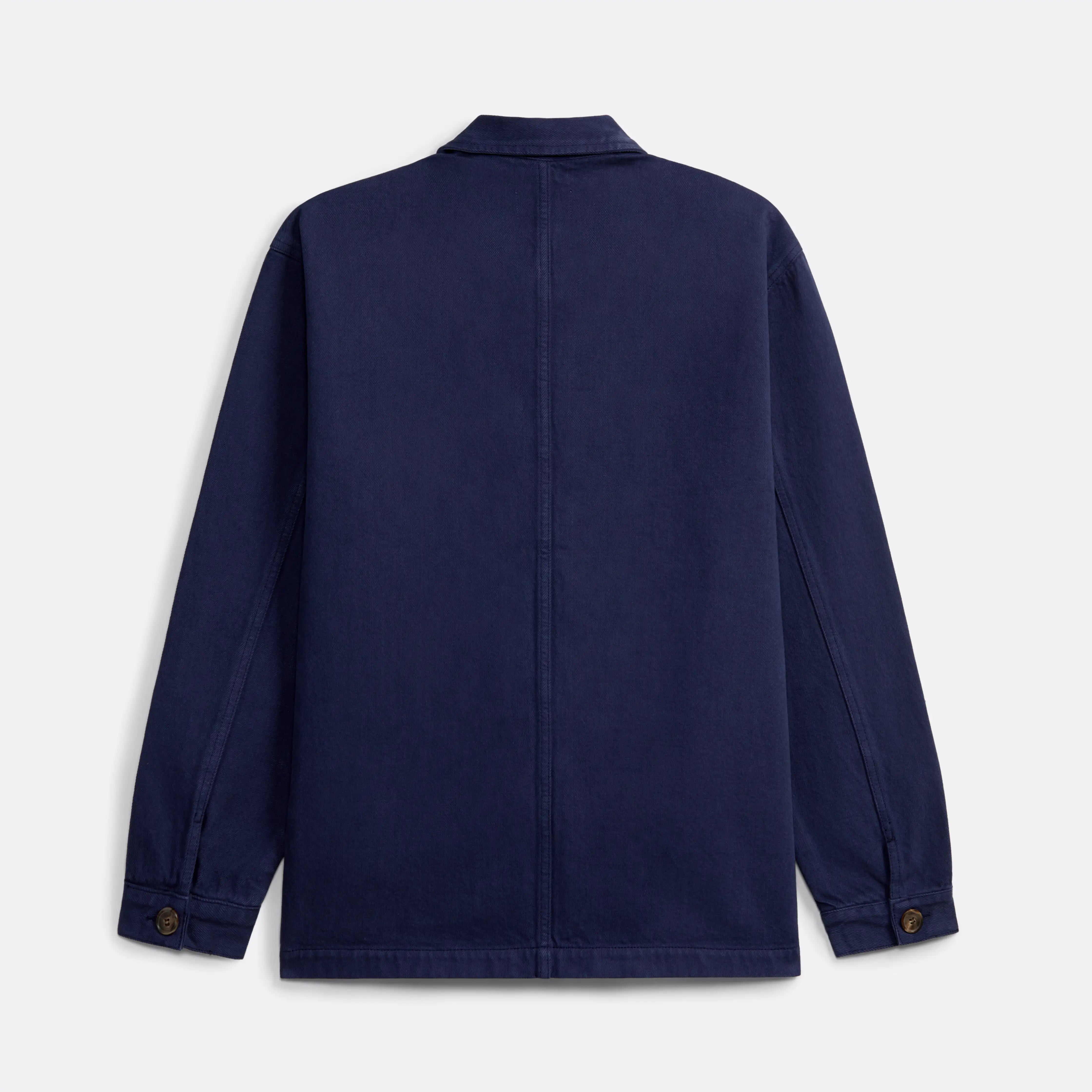 Overshirt in navy Blue - Canvas - Coup D'État Portugal