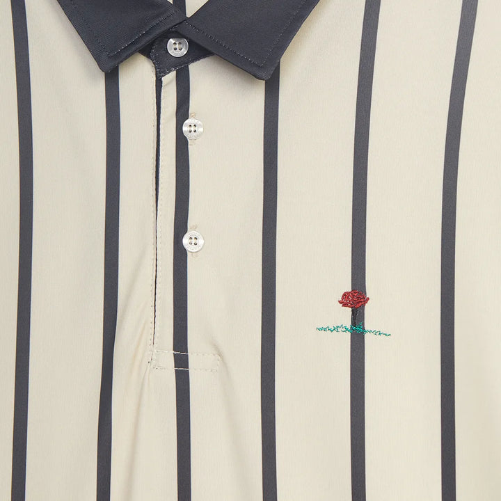 Coastal Striped Polo - Classic Polo White - Coup D'État and Matize Golf Portugal