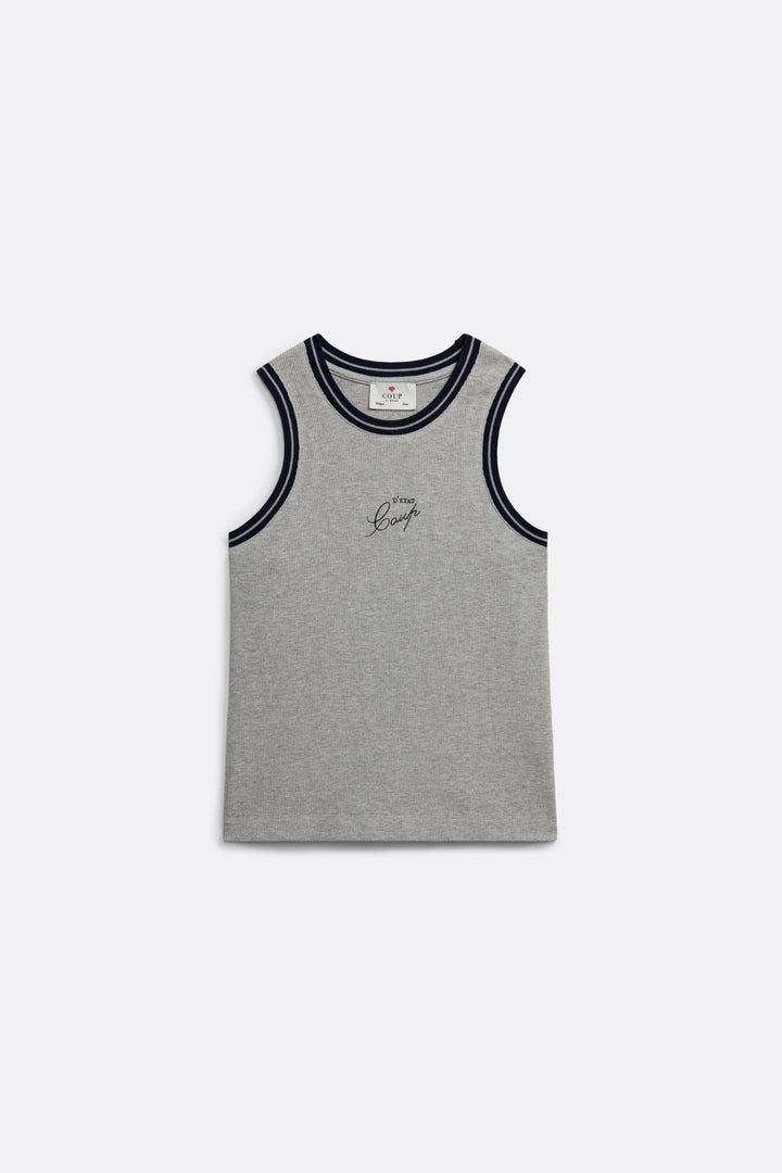 Tank top in Gray - Coup D'État Portugal