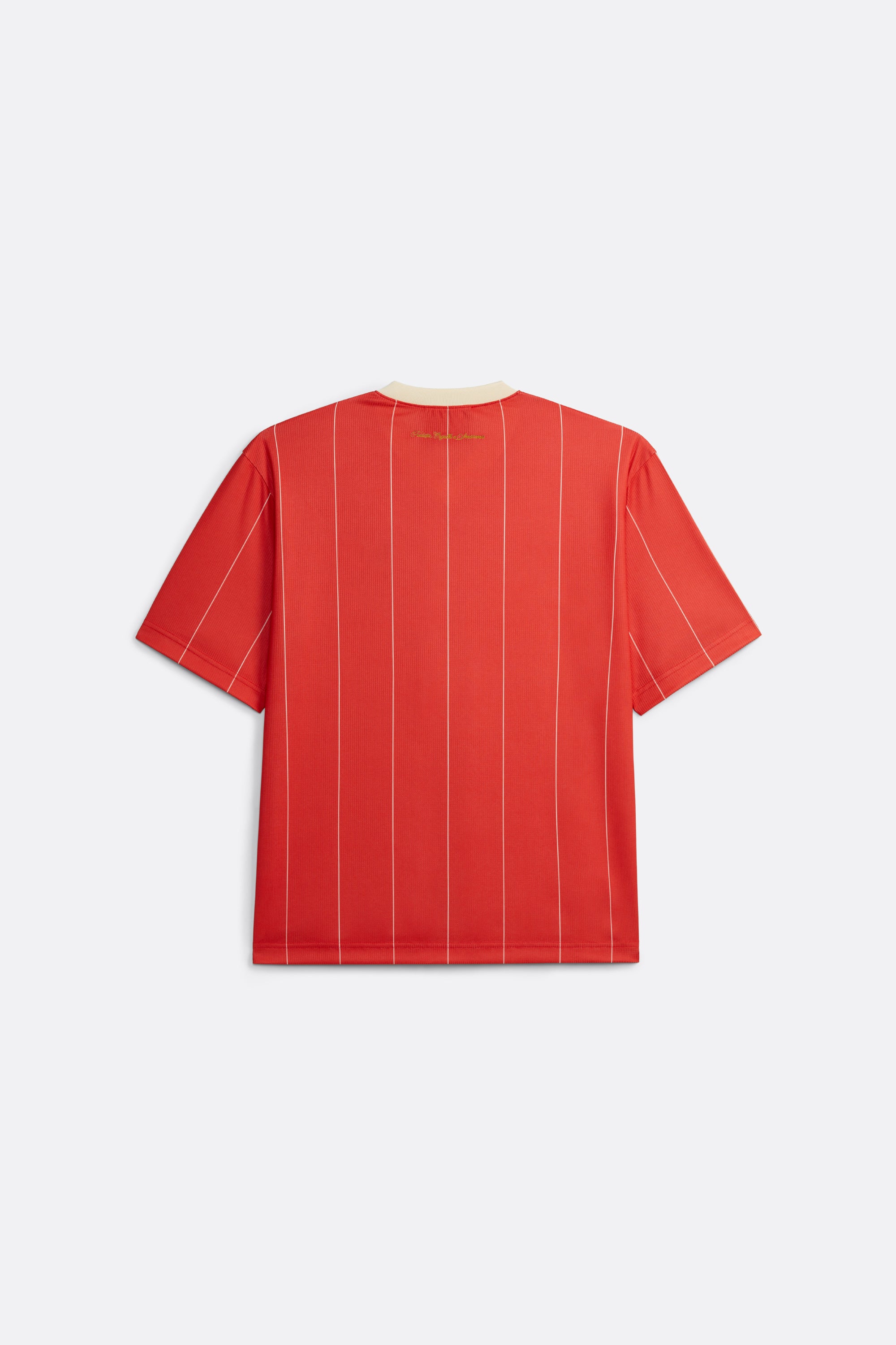 Short Sleeve Jersey in Red with Off-White stripes - Leixõe Sports Club collaboration - Coup D'État Portugal