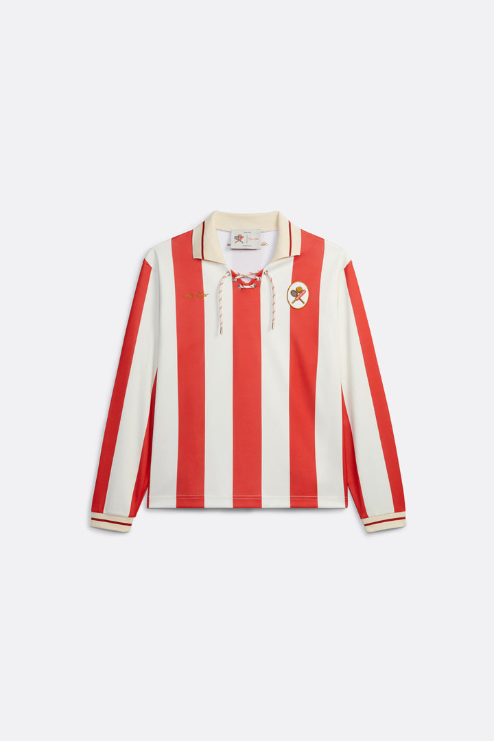 Long sleeve Jersey in Red and Off-White - Leixões Sports Club collaboration - Coup D'État Portugal