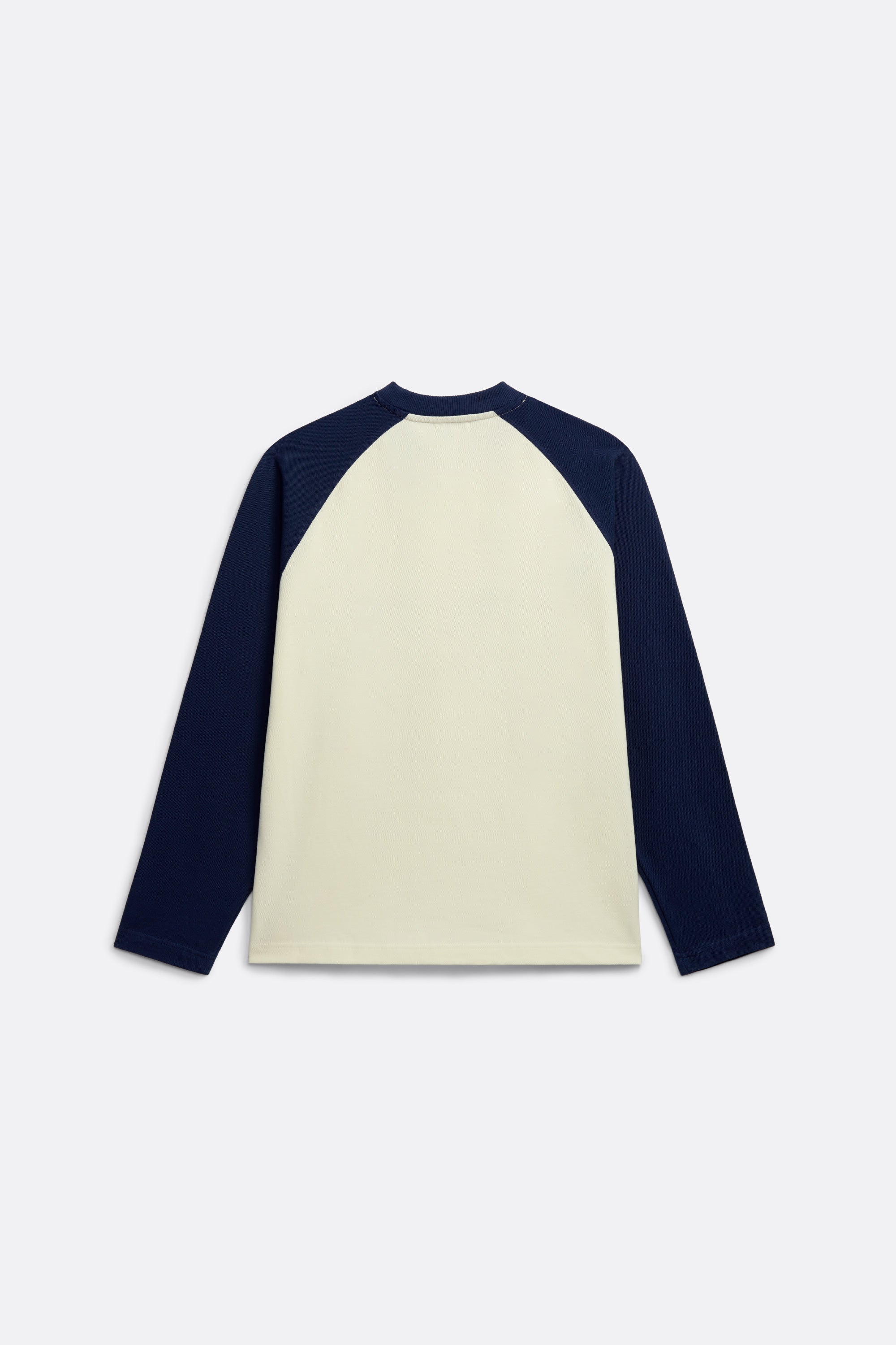Long sleeve t-shirt in Off-White and Navy blue  - Coup D'État Portugal