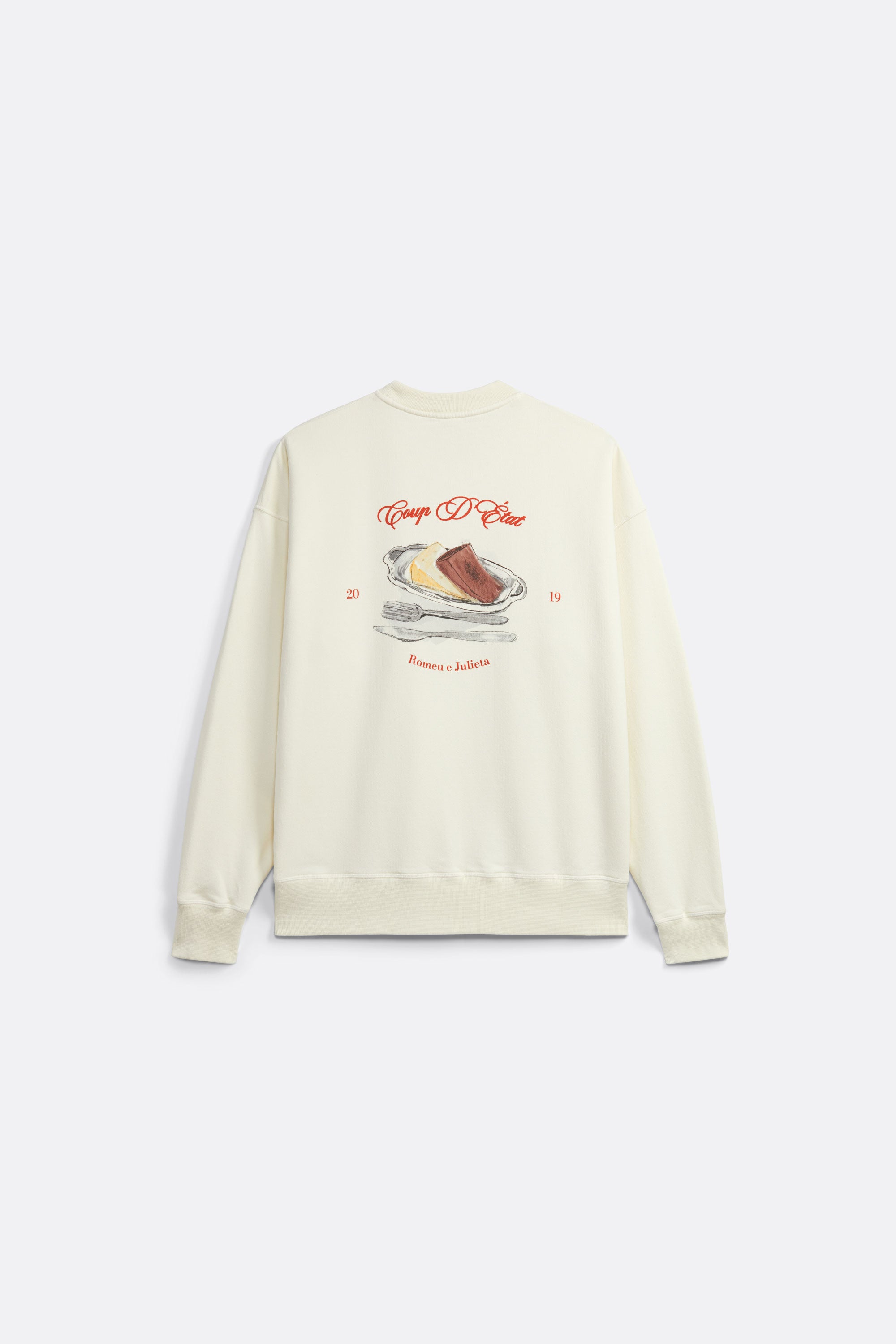 Romeu e Julieta sweatshirt in Off-White - Coup D'État Portugal