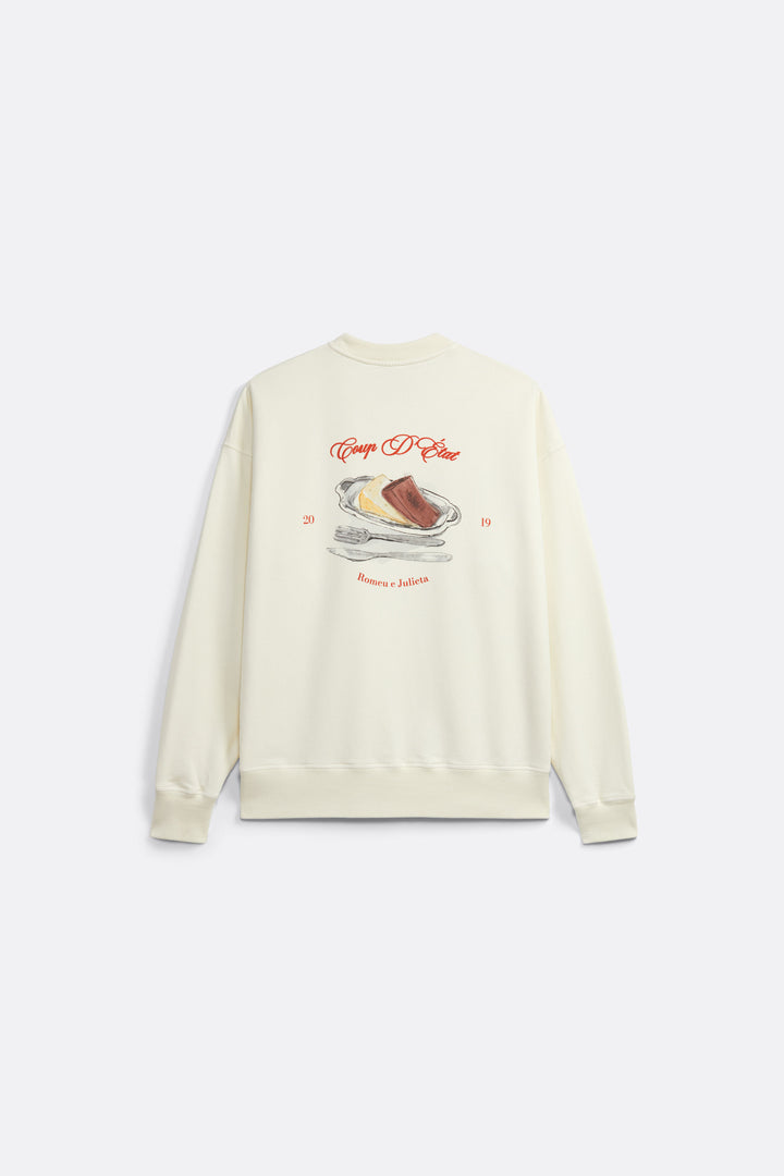 Romeu e Julieta sweatshirt in Off-White - Coup D'État Portugal