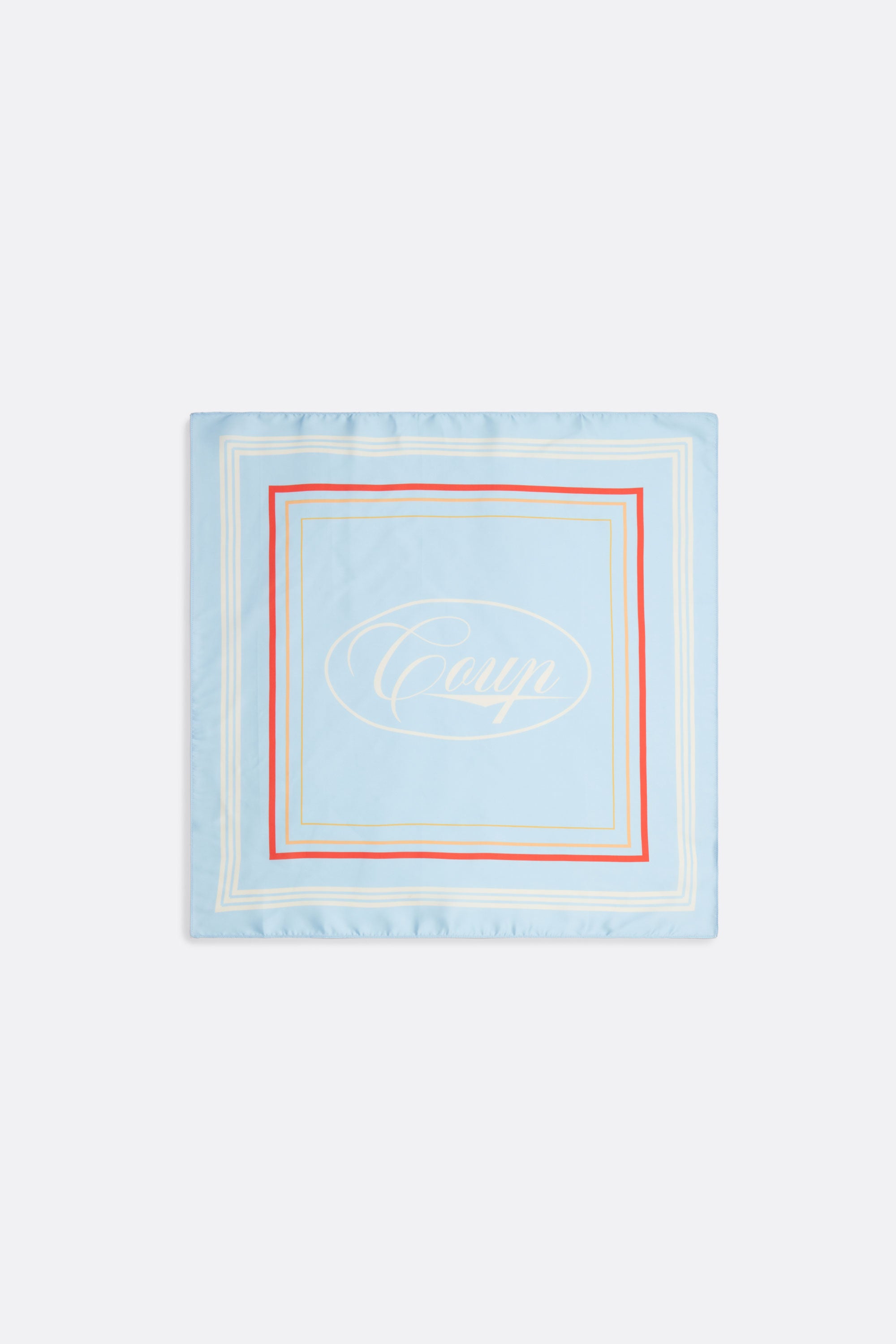 Coup Logo Scarf in baby blue - Coup D'État Portugal