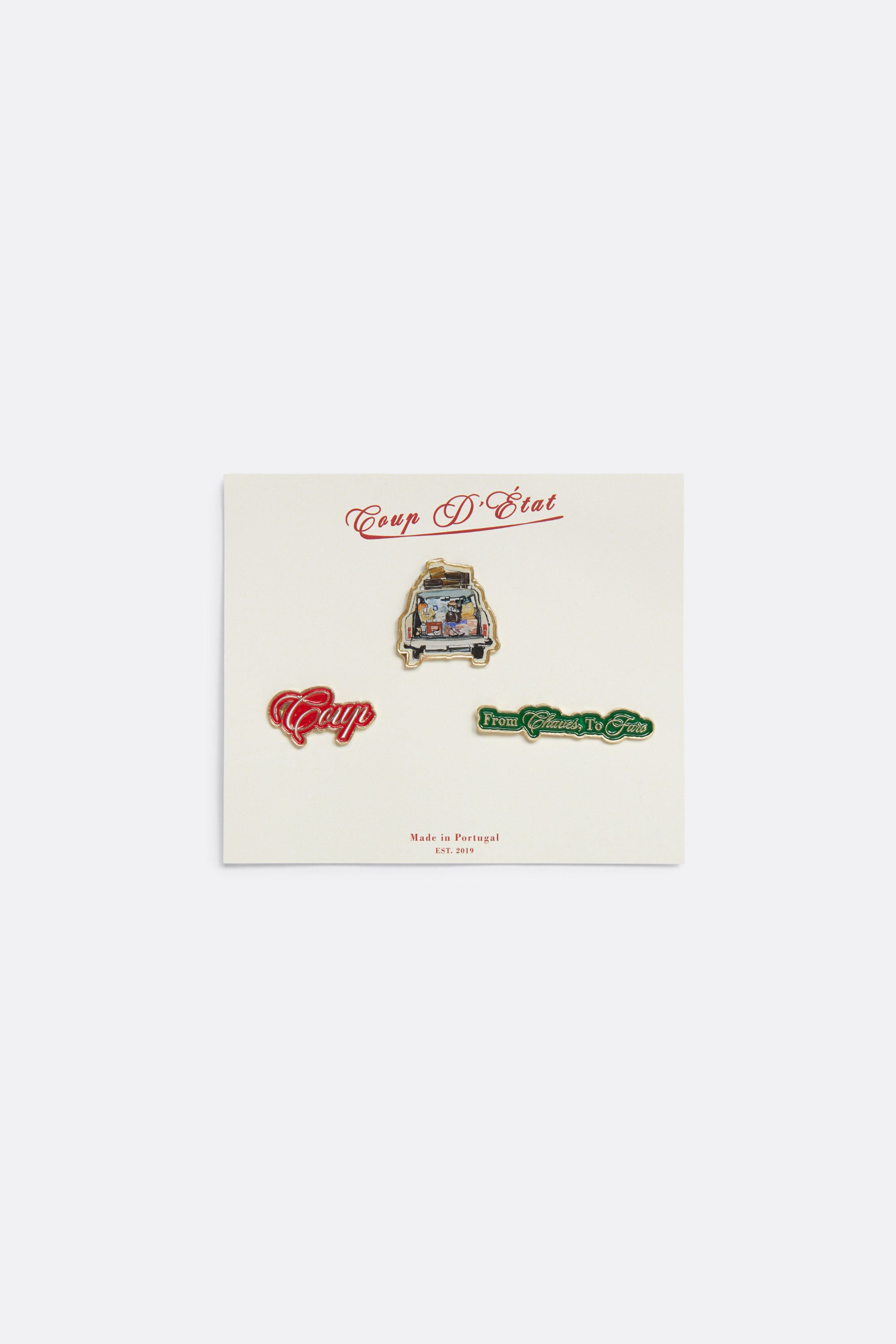 Pin pack - Coup D'État Portugal
