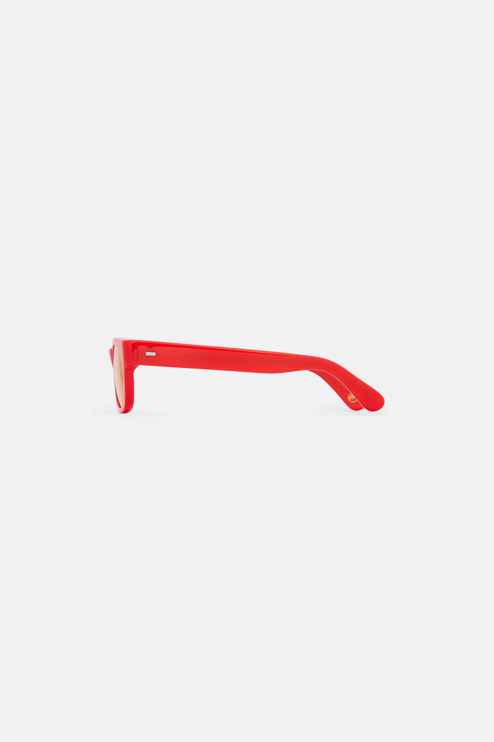 Sunglasses in Red with amber lenses - Handcrafted - Coup D'État Portugal