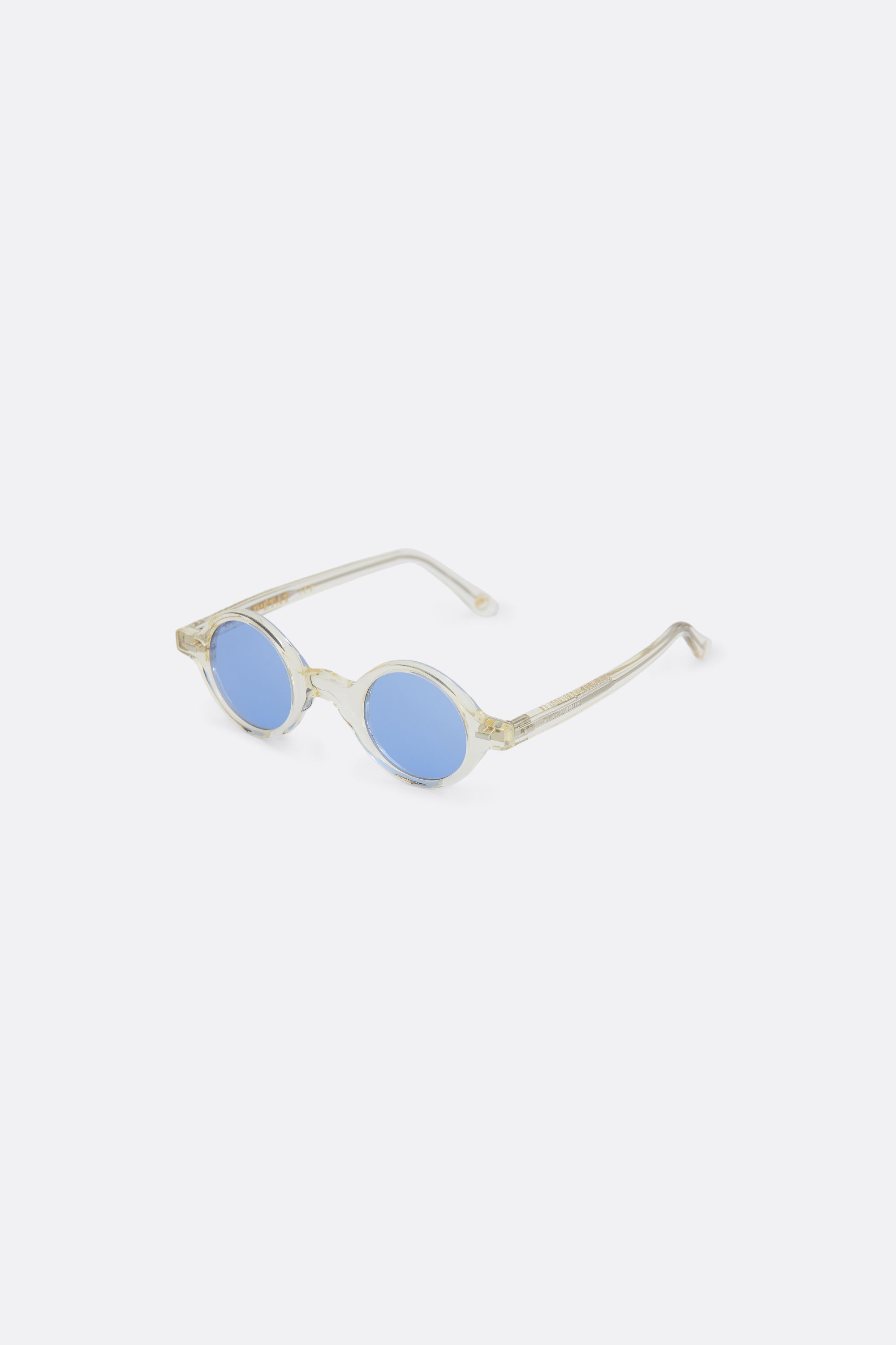 Clear Sunglasses with Blue lenses - Handcrafted - Coup D'État Portugal
