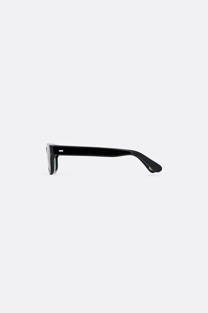 Sunglasses in Black with Dark Green Lenses - Handcrafted - Coup D'État Portugal