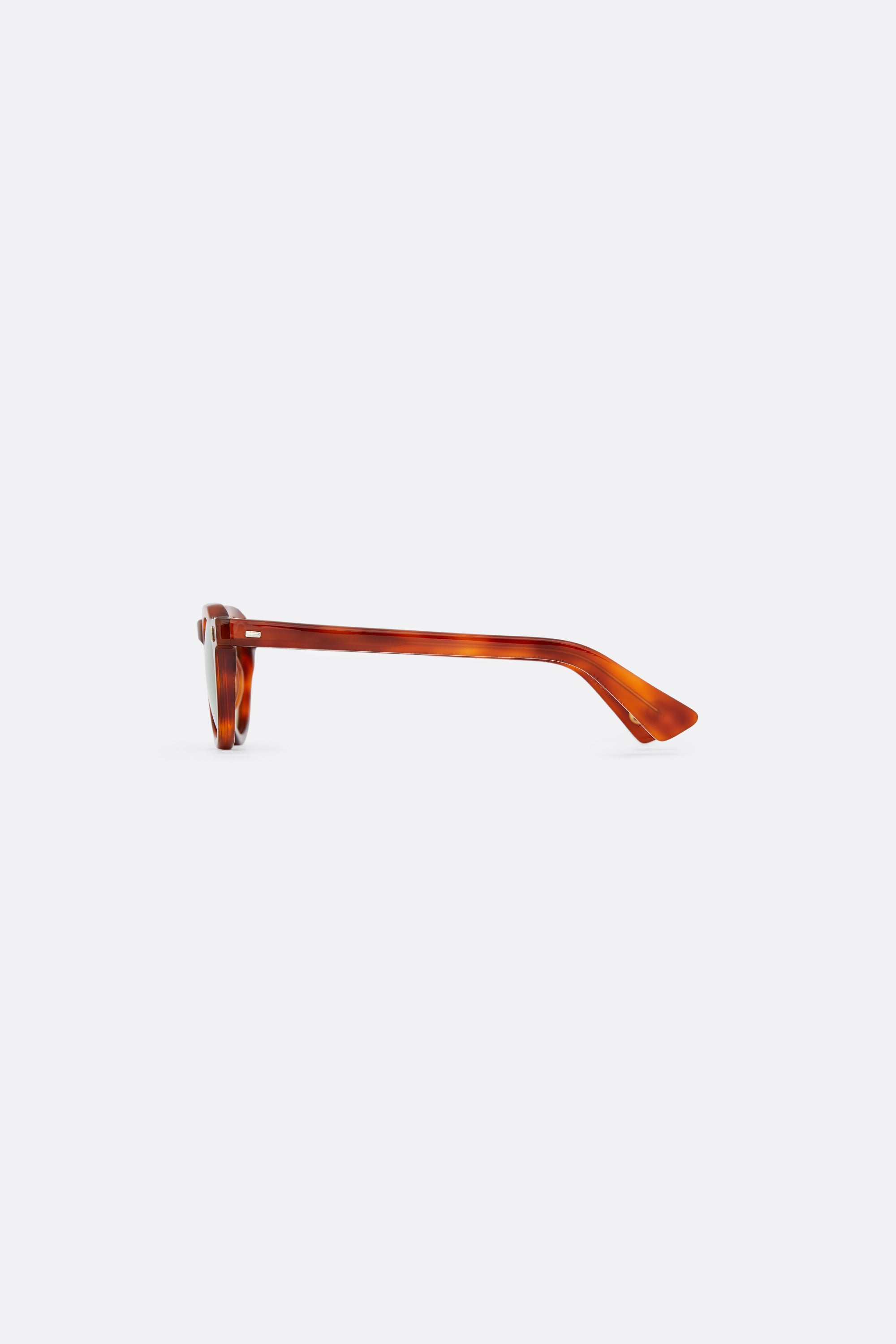 Sunglasses in Brown with light Green lenses - Handcrafted - Coup D'État Portugal