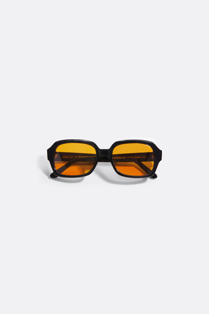 Sunglasses in Black - Yellow lenses - Coup D'État Portugal