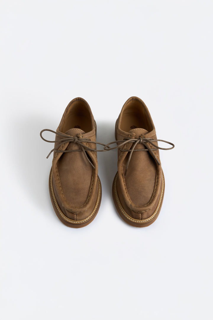 1974 shoes in Brown Suede - Handcrafted Leather - Coup D'État Portugal
