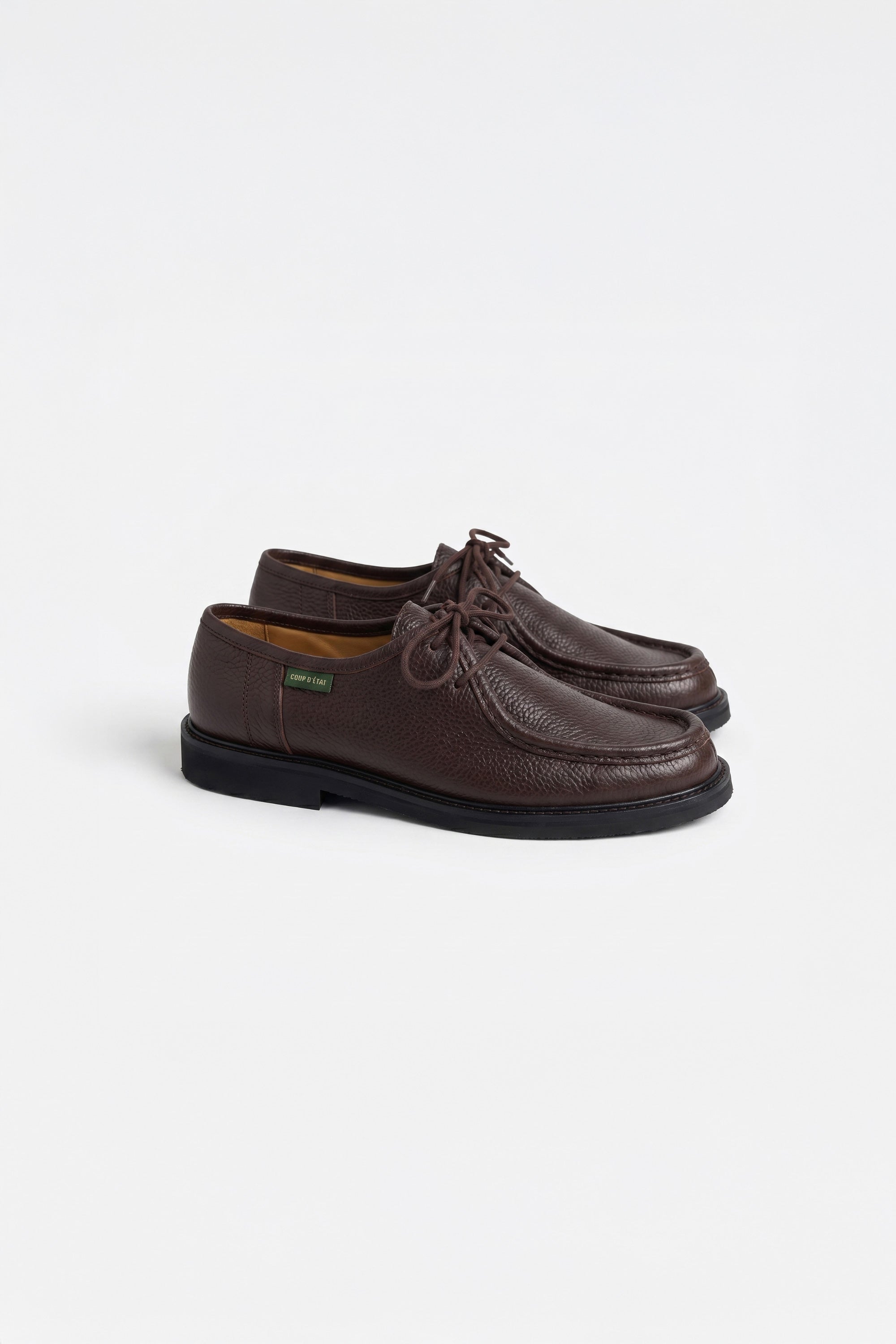 1974 Shoes in Brown Leather - Handcrafted - Coup D'État Portugal