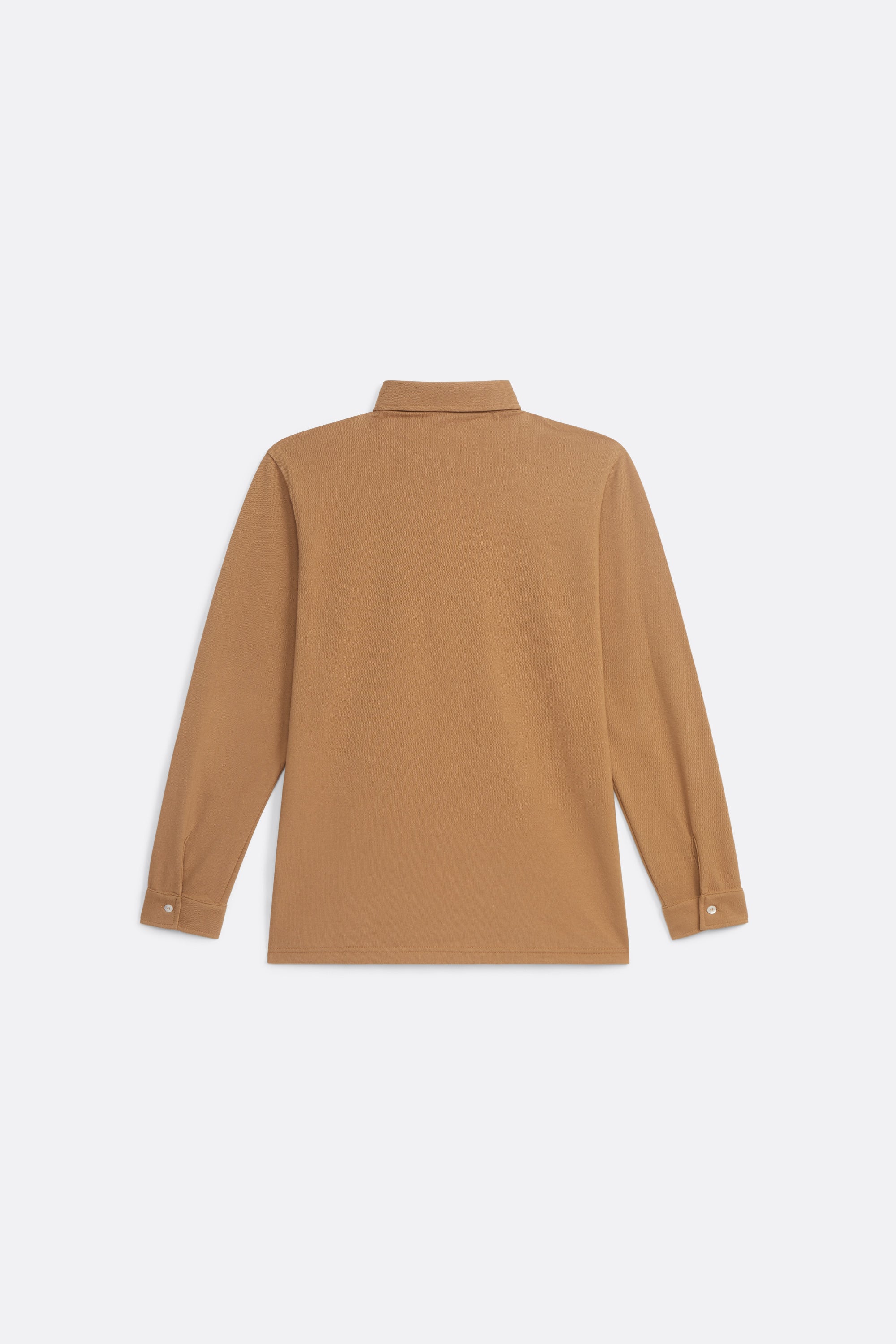 Brown long sleeve polo - Coup D'État and Matize Golf Portugal