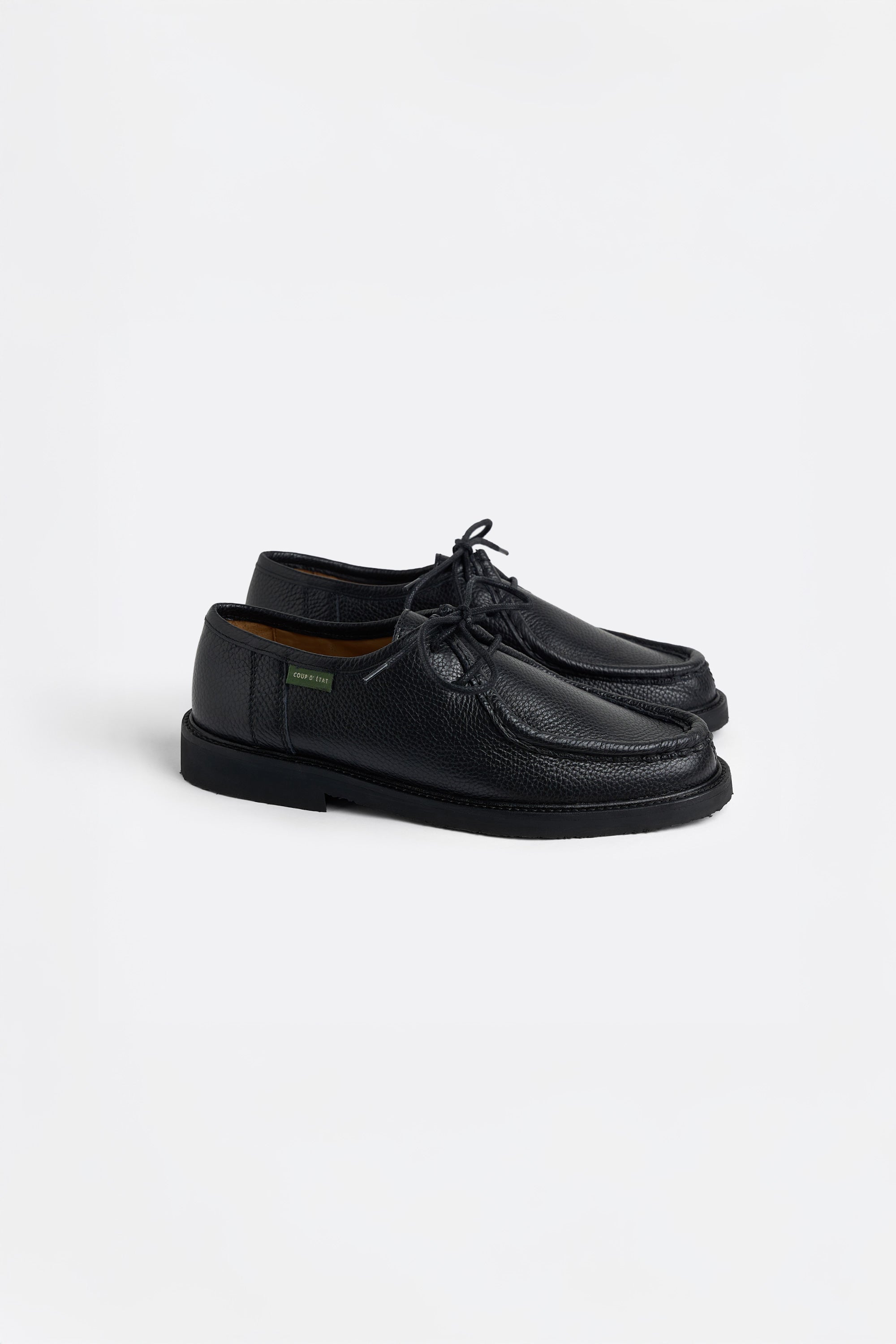 1974 Shoes in Black - Handrafted Leather - Coup D'État Portugal