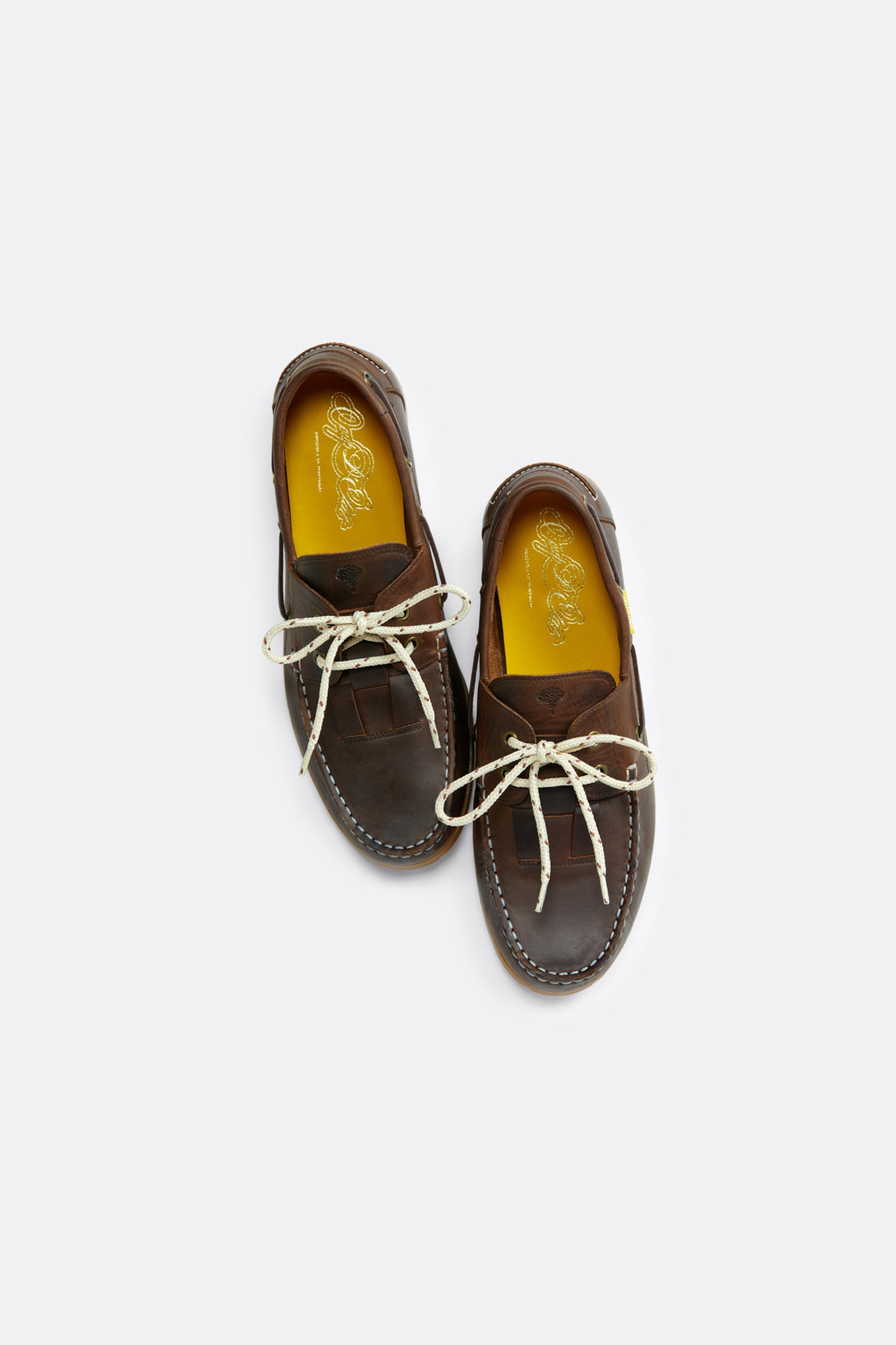Summer boat shoes in Brown - Handcrafted Leather - Coup D'État Portugal