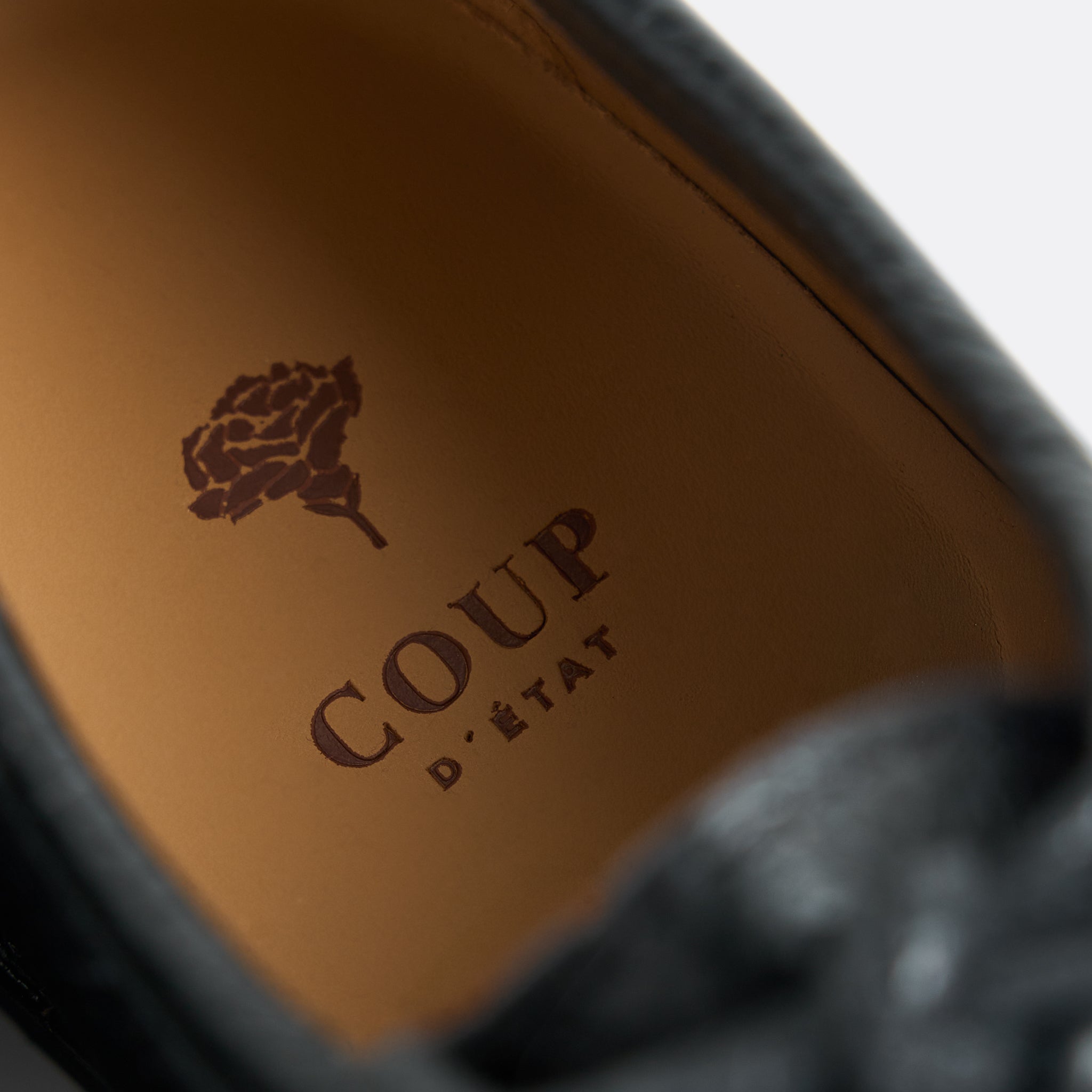 1974 Shoes in Black Leather - Coup D'État Portugal