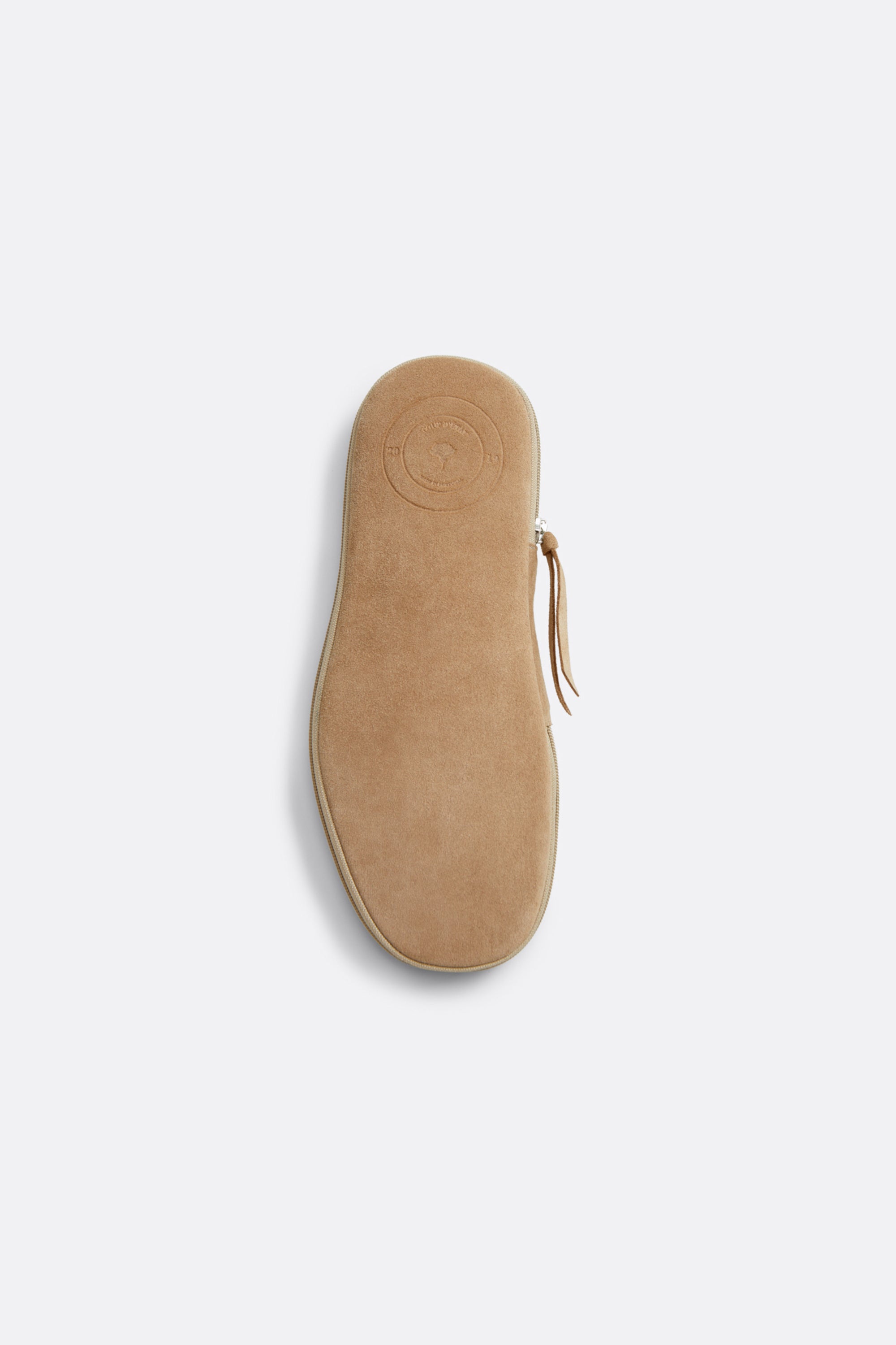 Bedroom slippers in Camel Brown - Handcrafted Suede - Coup D'État Portugal