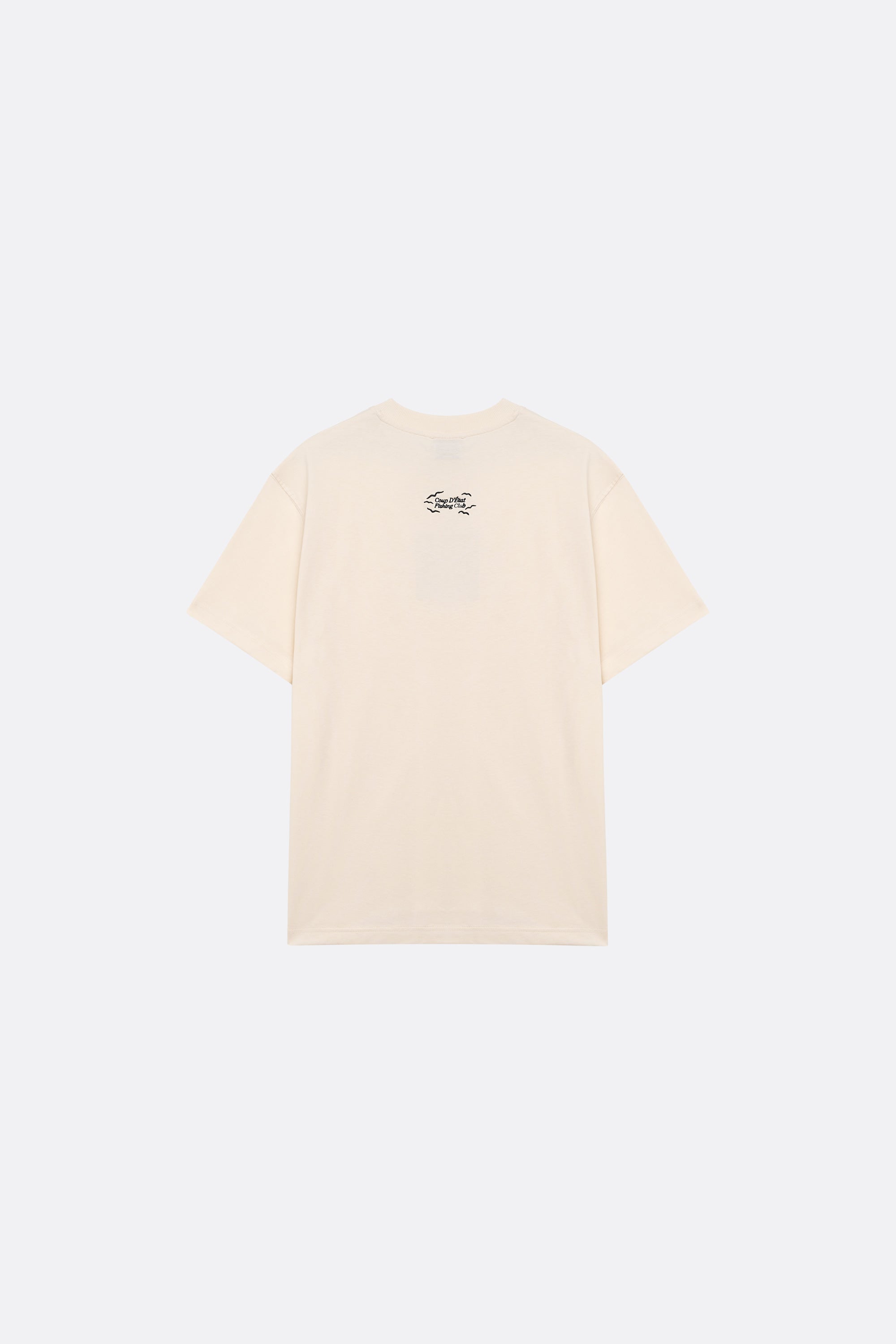 Logo T-shirt in Off-White - Cotton Oversize - Coup D'État Portugal