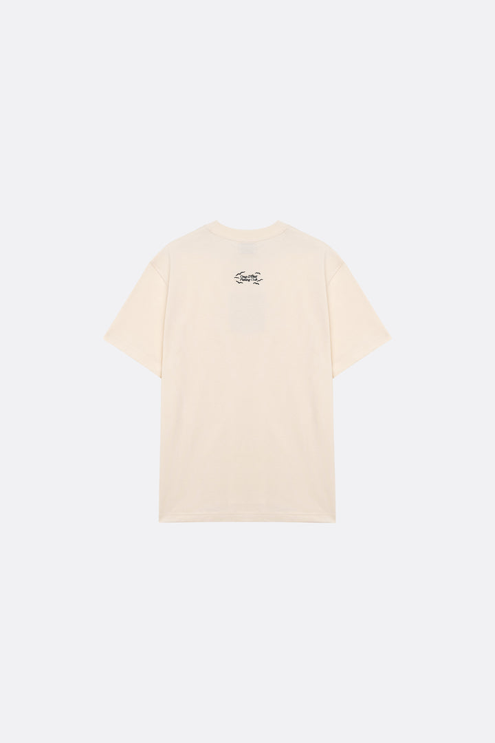 Logo Tee in Off-white - Coup D'État Portugal