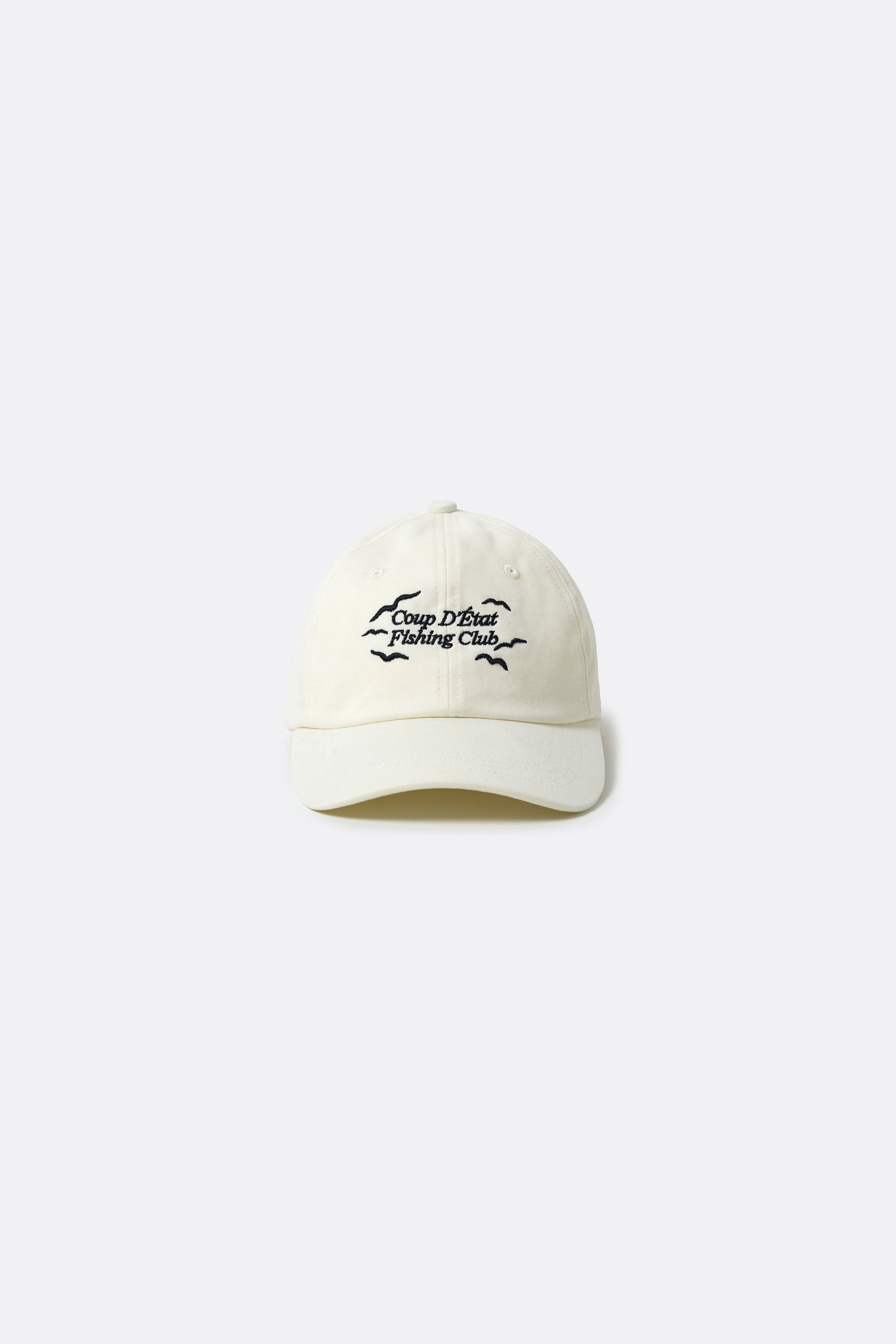 Fishing Club Cap in White - Embroidered - Coup D'État Portugal