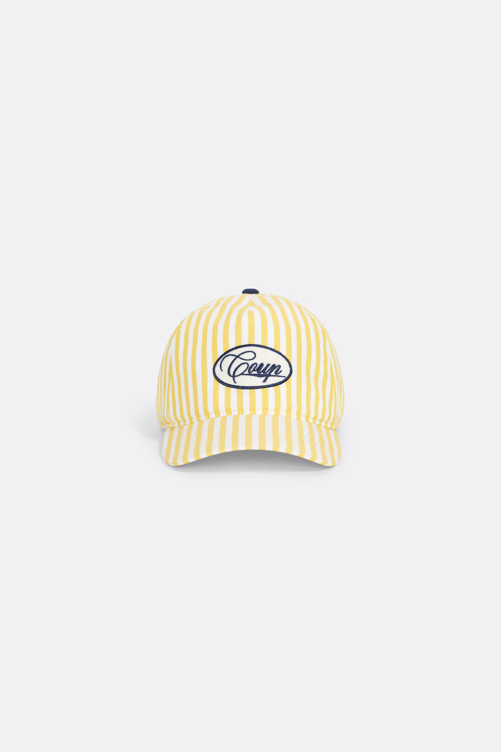 Yellow Stripes cap - Front Patch - Coup D'État Portugal