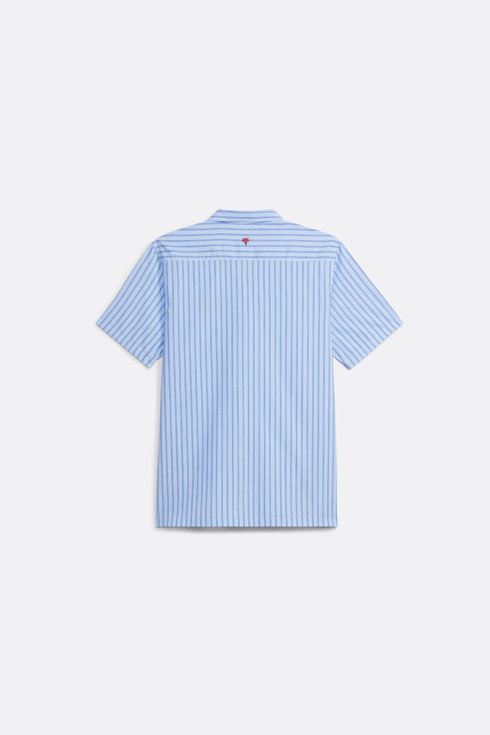 Blue Stripes Shortsleeve Shirt