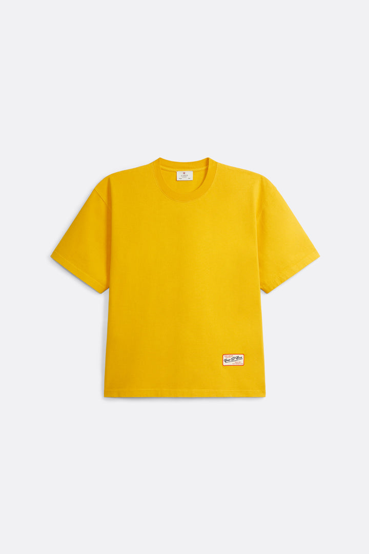 Safe Travels T-shirt in Yellow - Back Print - Coup D'État Portugal