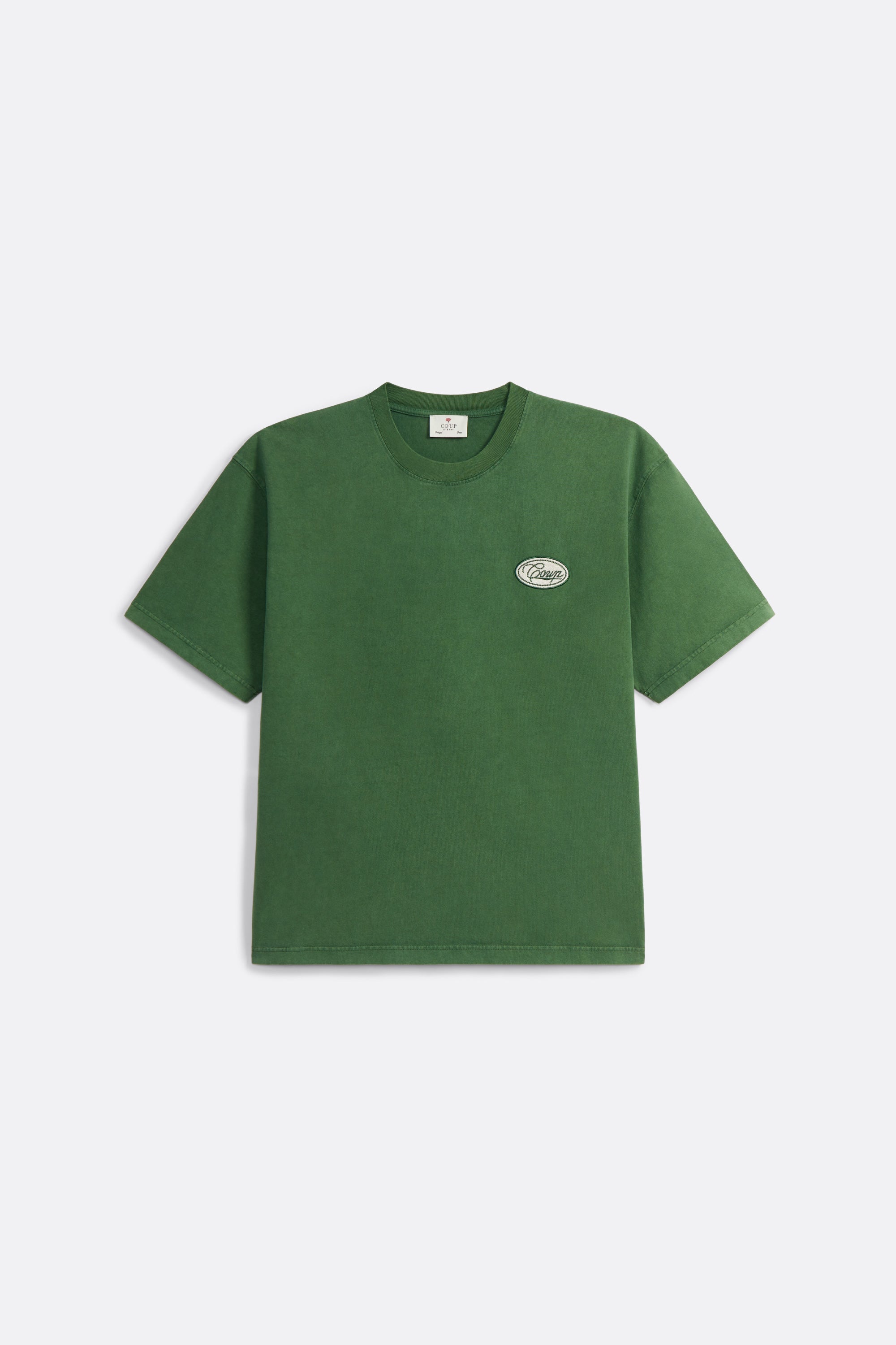 Coup On The Move T-shirt in Green - Back print - Coup D'État Portugal 