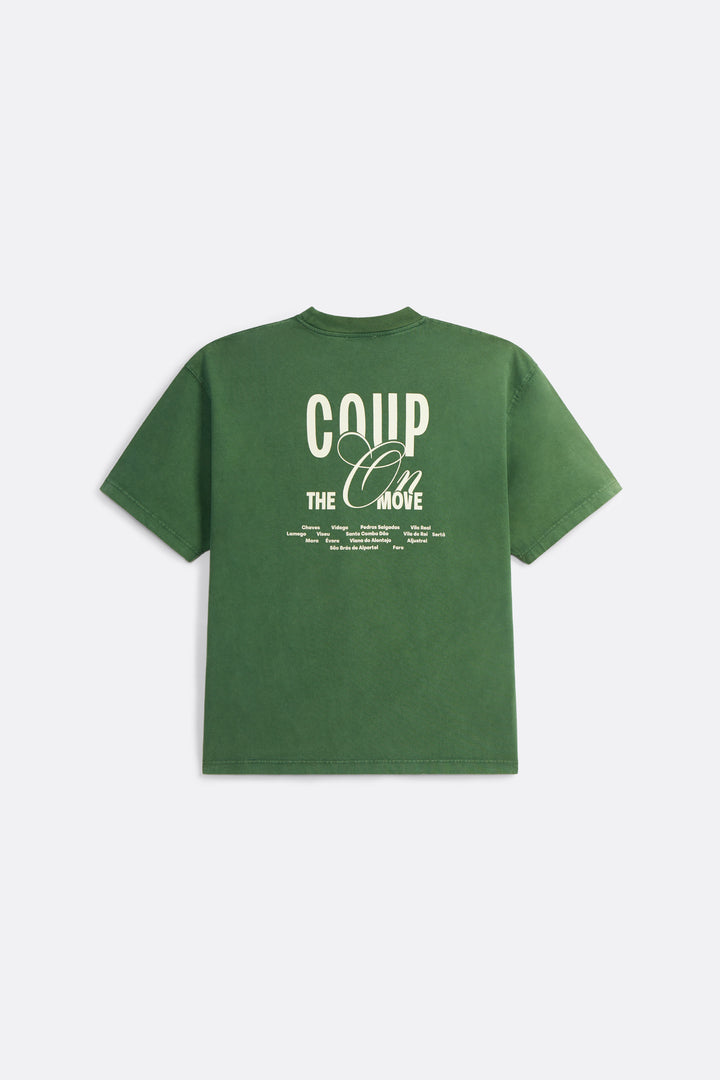 Coup On The Move t-shirt in Green - Coup D'État Portugal