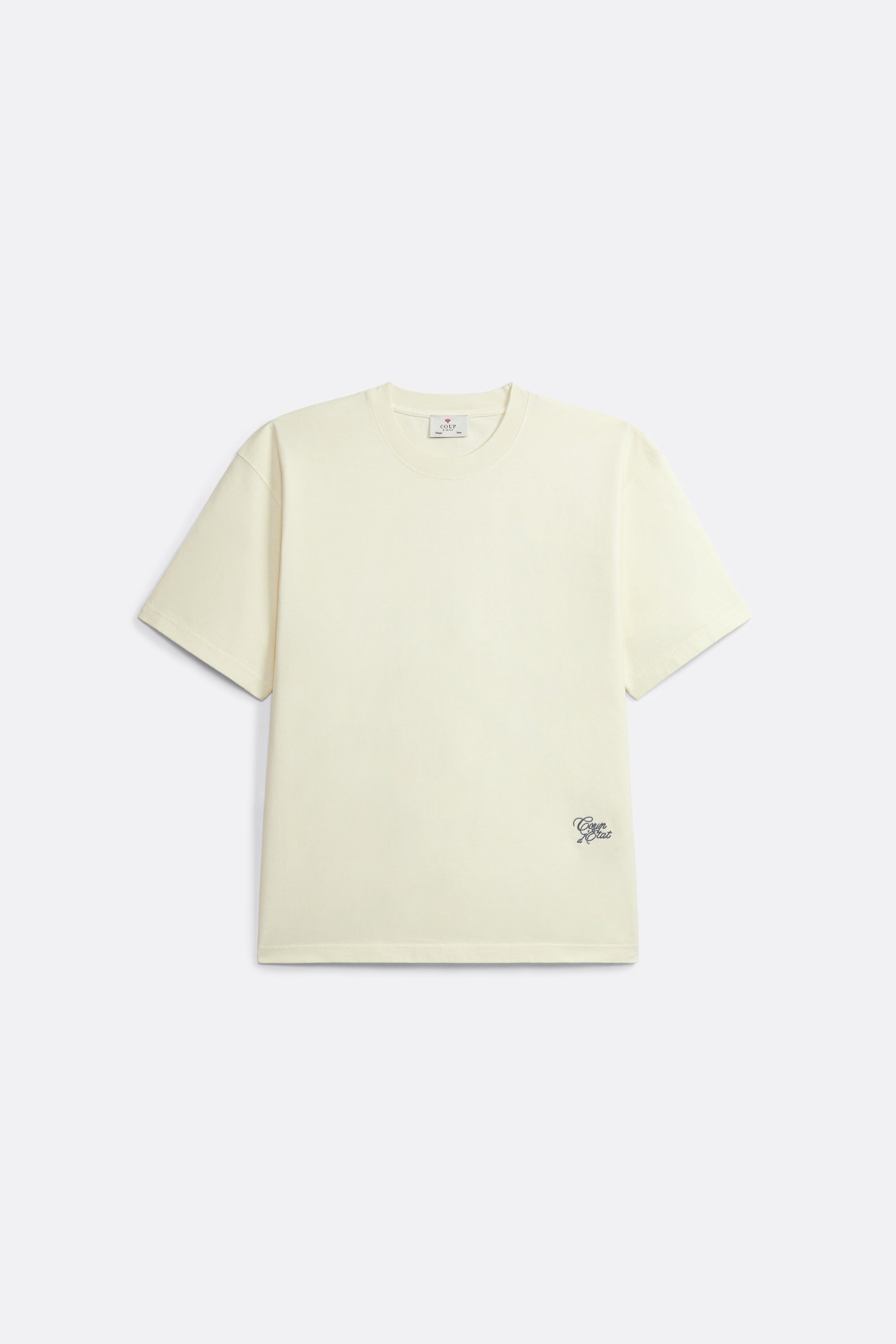 By The Window T-shirt in Off-white - Back Print - Coup D'État Portugal