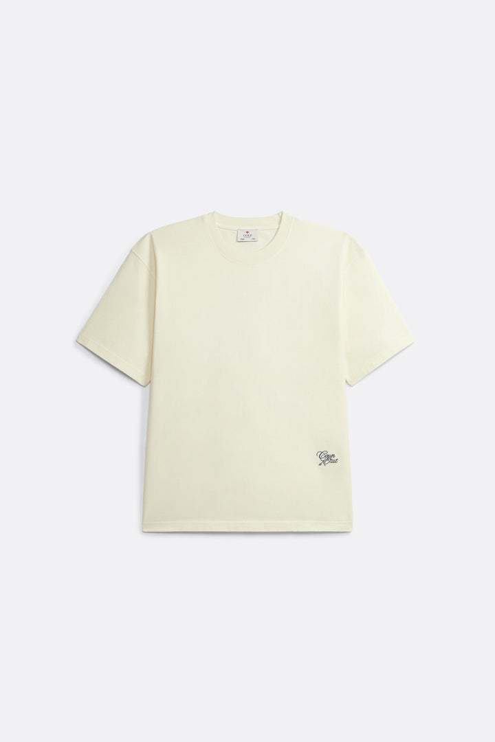 By The Window T-shirt in Off-white - Back Print - Coup D'État Portugal